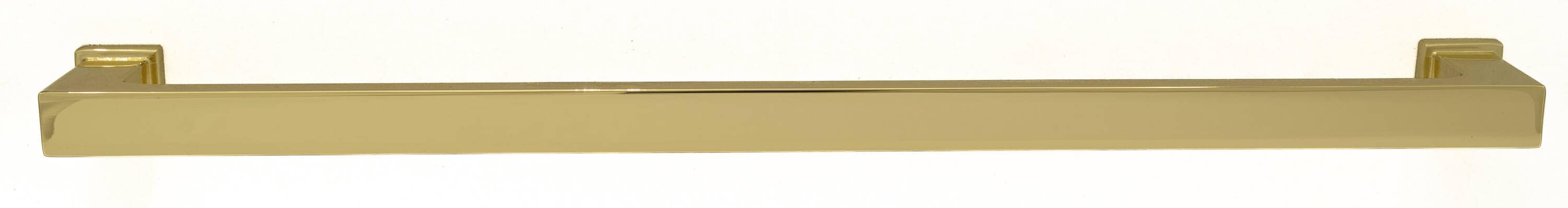 Sumner Street Home Hardware Chelsey 10-in , 254mm Center to Center Polished Gold Rectangular Bar Drawer Pull #RL006993