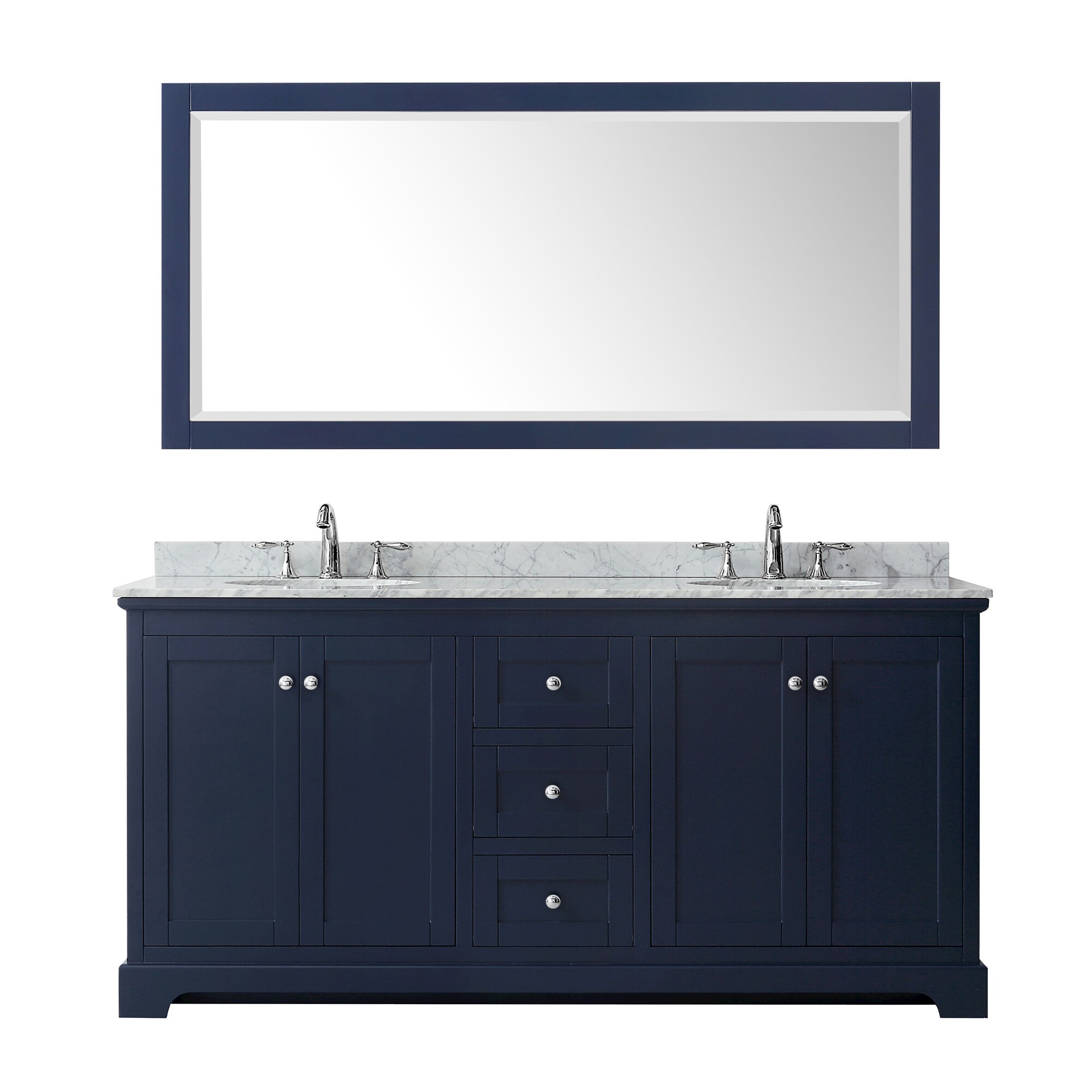 Wyndham Collection WCV232372DBCCMUNOM70 Bath-Vanity-Combo - View #2