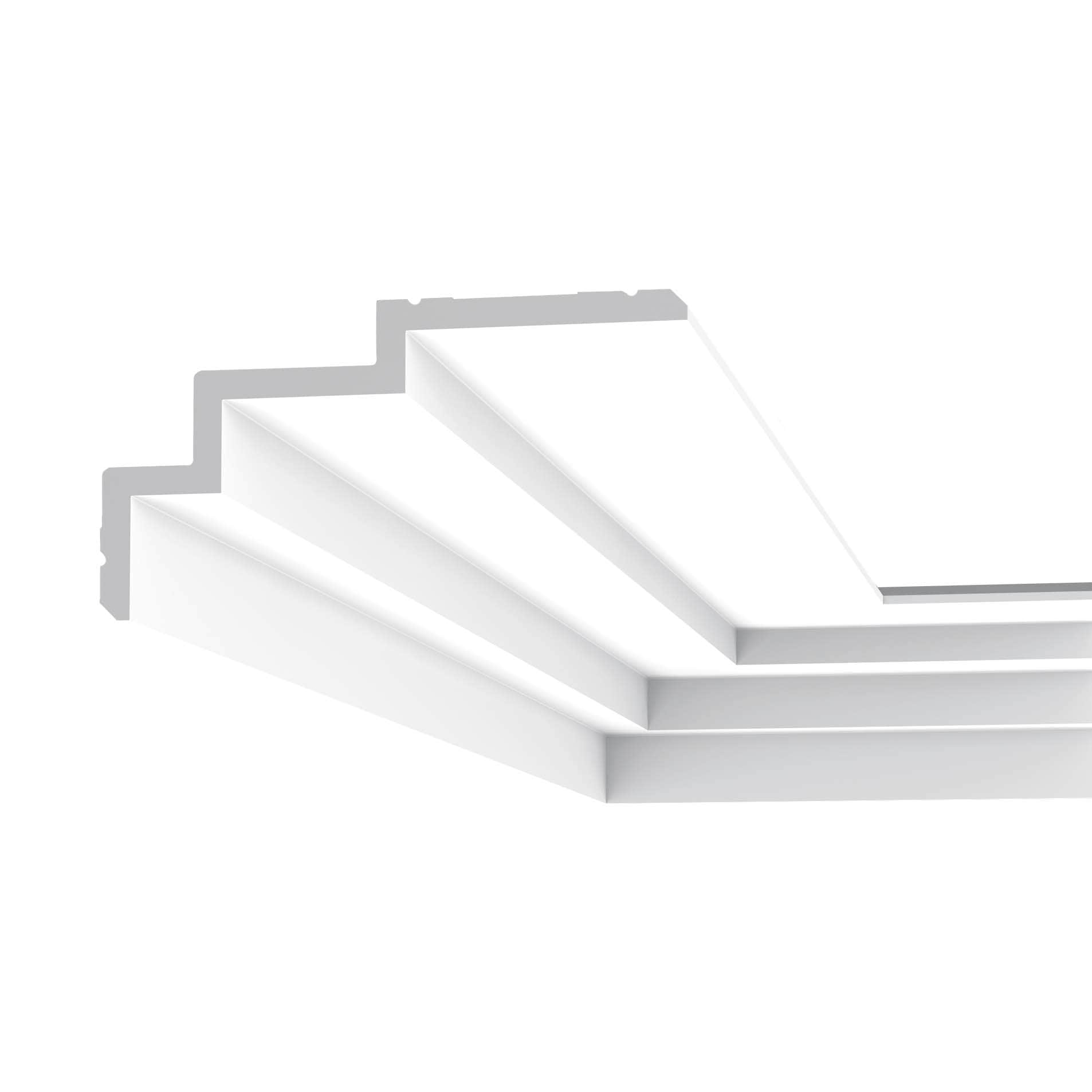 Orac Decor C392 7-3/4-in x 78-in Primed Polyurethane Crown Moulding
