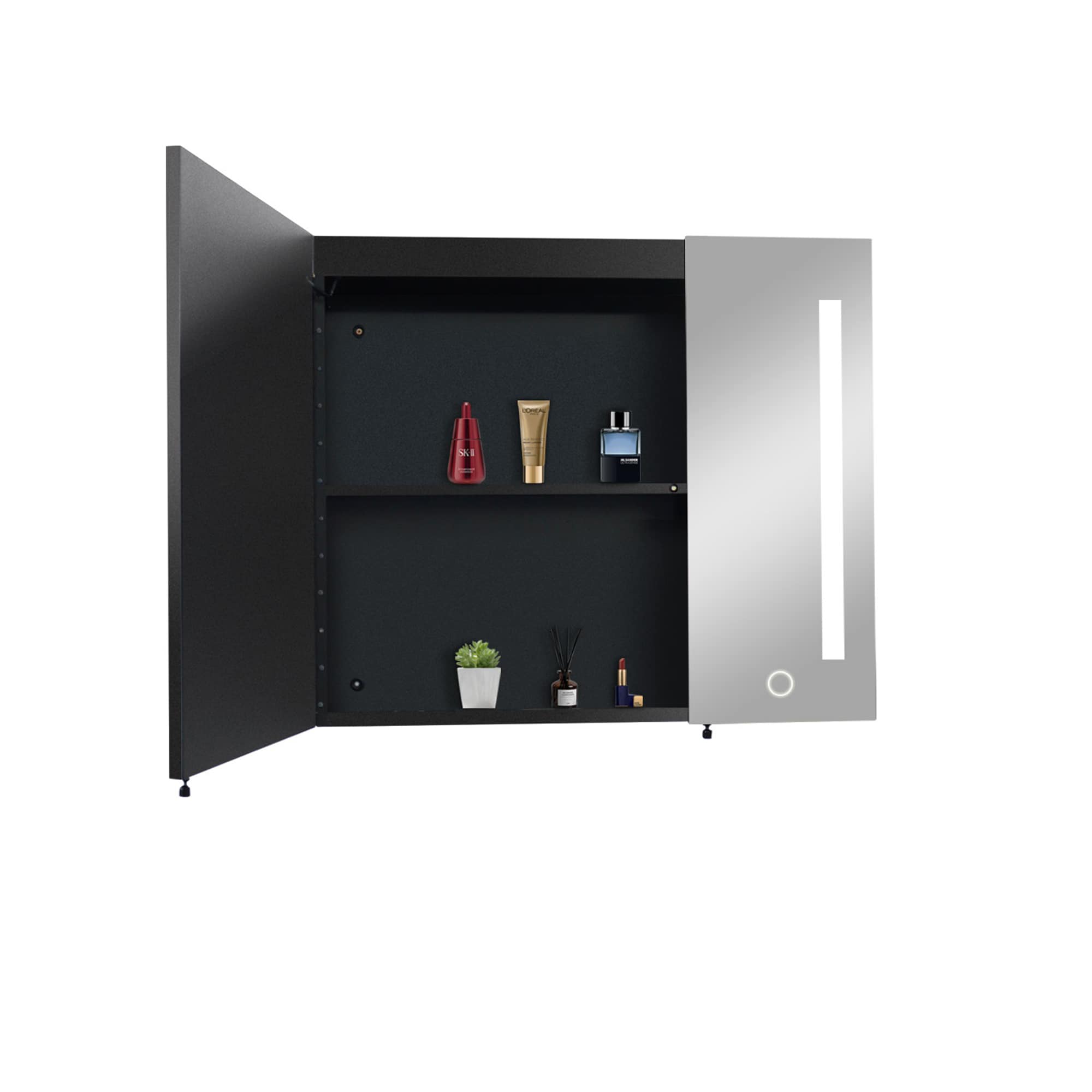 SINOFURN SYD530005BK Bathroom-Medicine-Cabinets - View #5