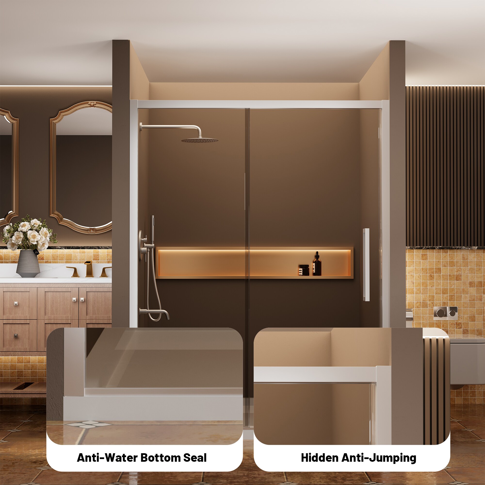 CASAINC SL-TL-D80 Shower-Doors - View #8
