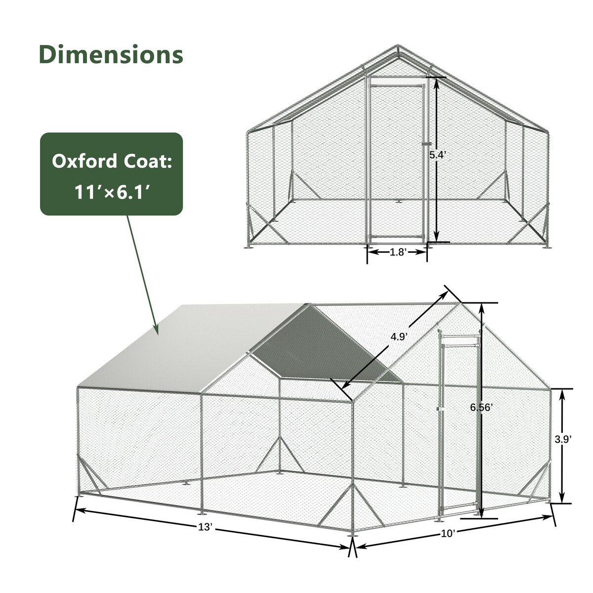 Loheer W2505P184737 Chicken-Coops-Rabbit-Hutches - View #2