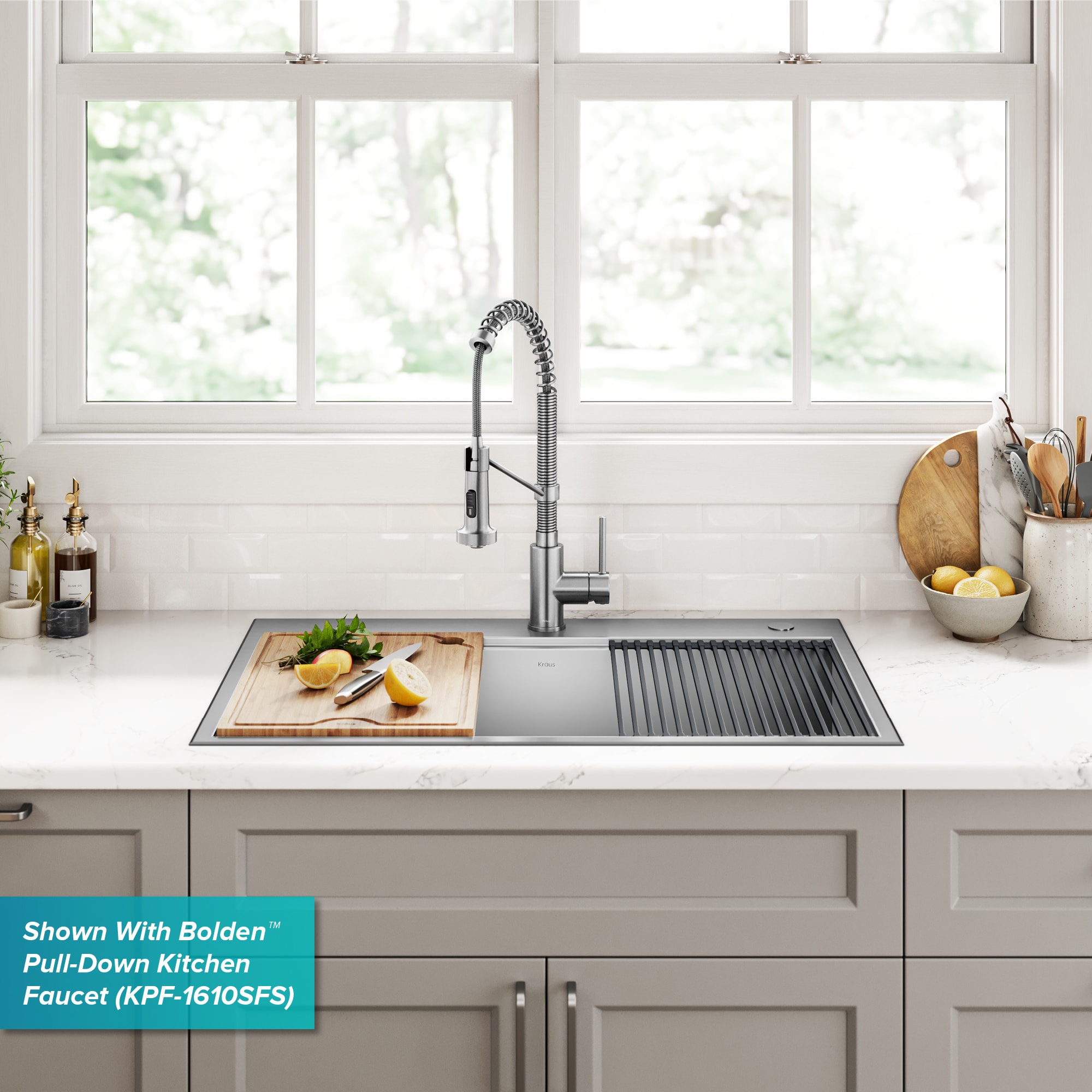 Kraus KWT310-33 Kitchen-Sinks - View #15