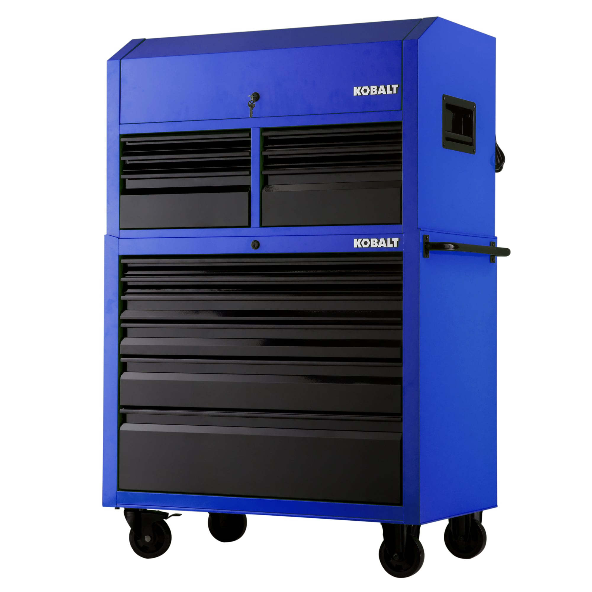 Kobalt 41-in W x 63.4-in H 12 Ball-bearing Steel Tool Chest Combo (Multiple  Colors/Finishes) at