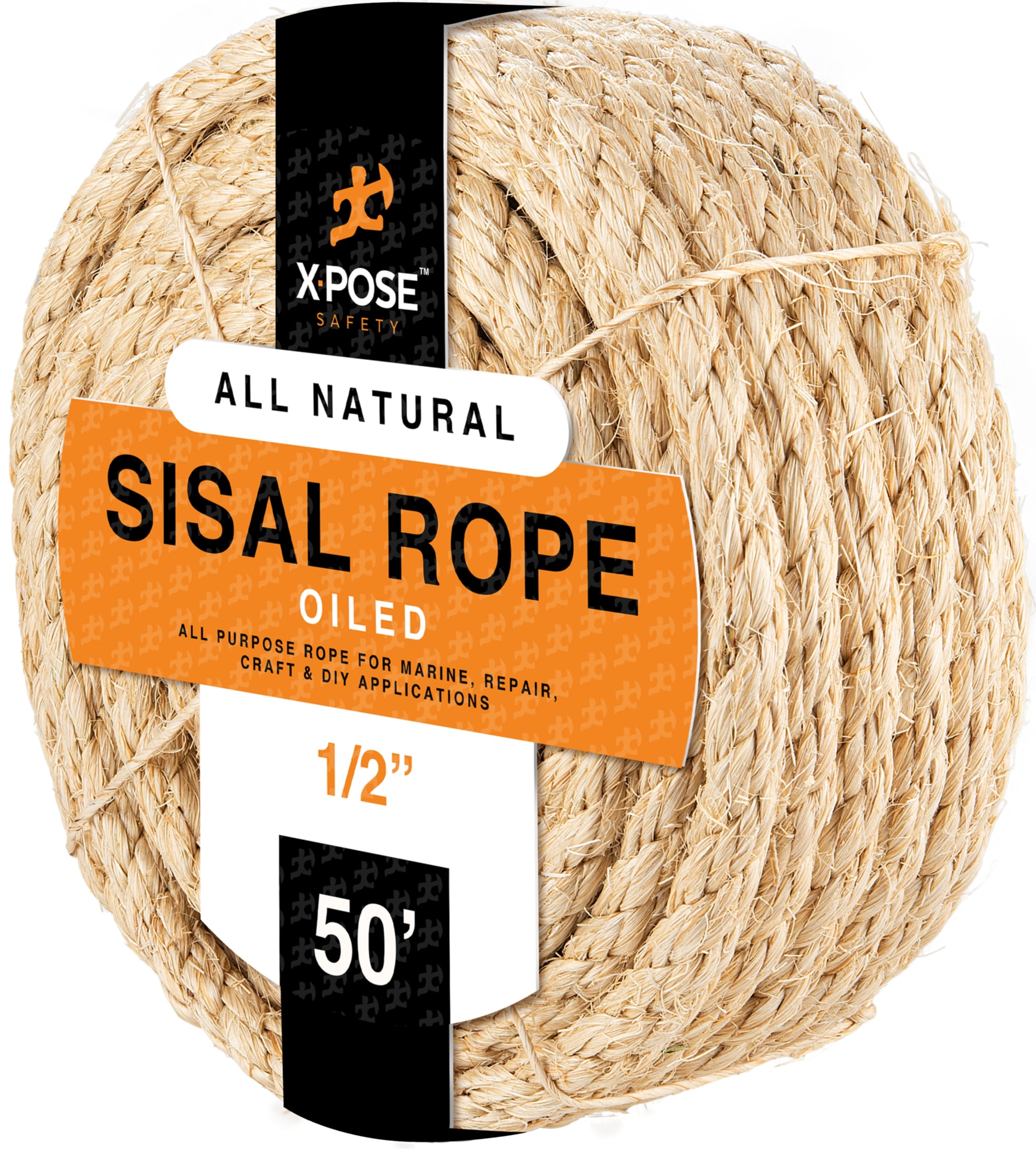 XPOSE SAFETY 100.0-ft x 0.5-in Sisal Rope (By-the-Roll)