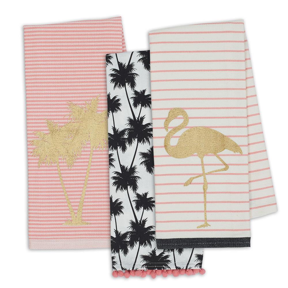 DII CAMZ11992 3 -Pack Cotton Solid Dish towel