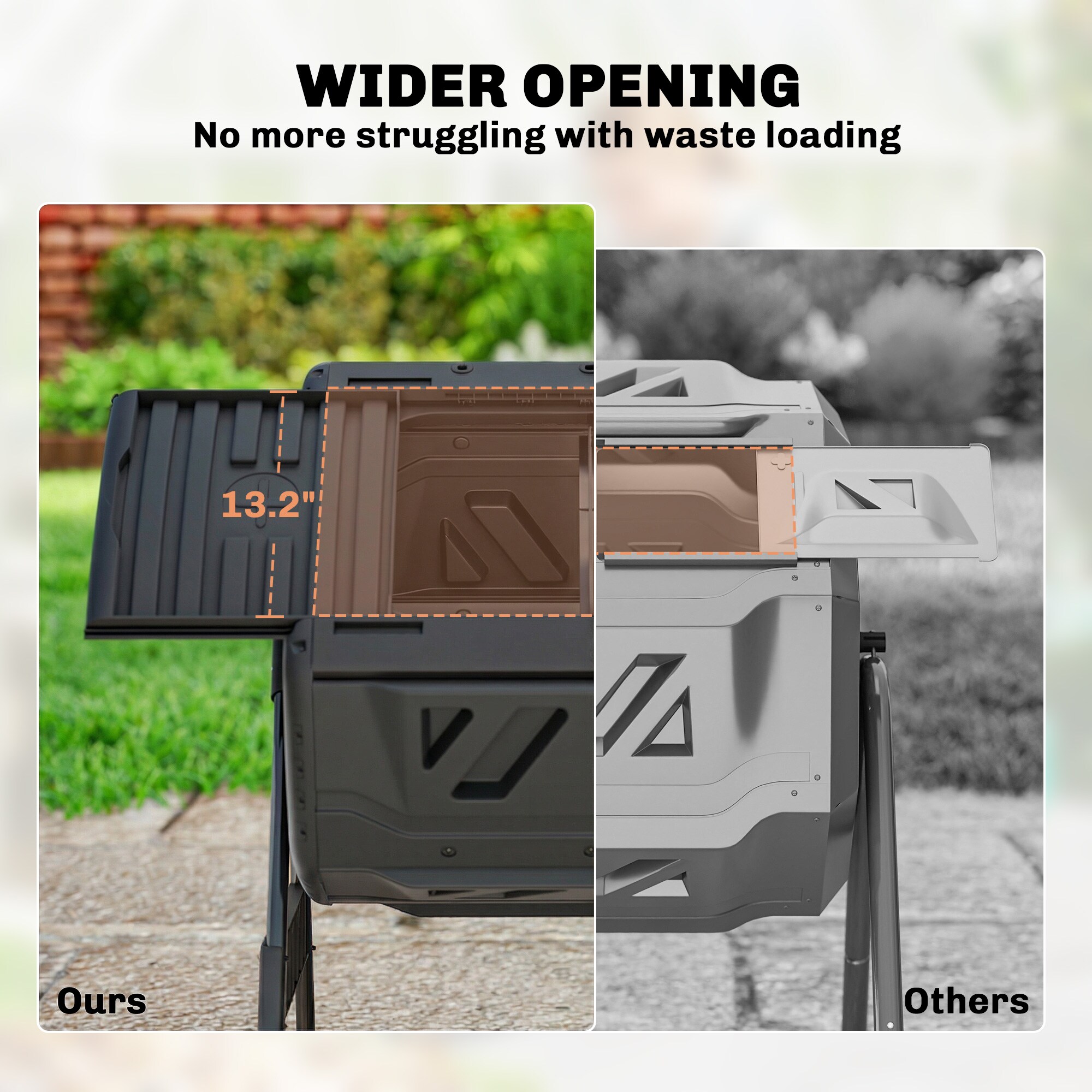Outsunny 84H-649V00BK composters - View #9