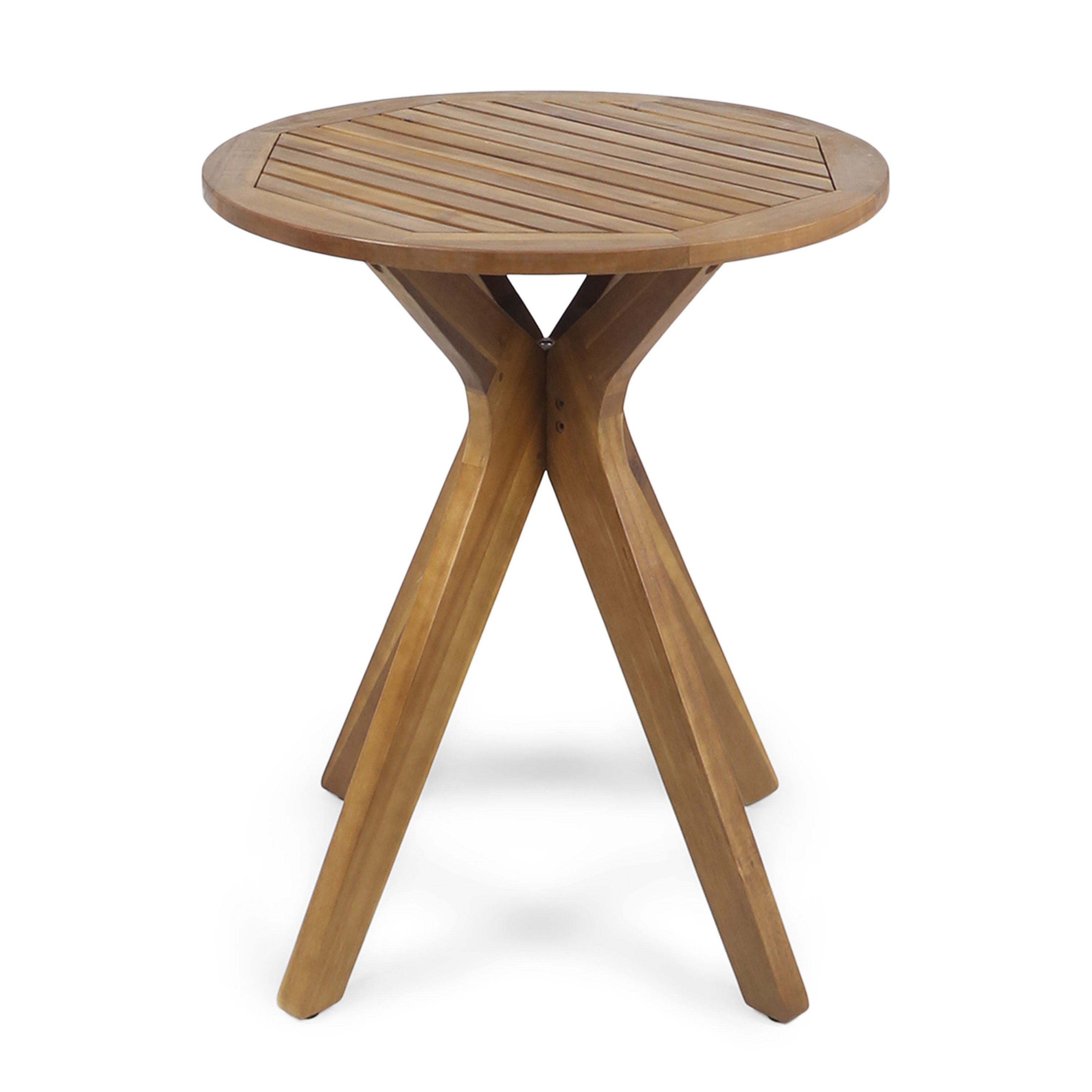Maocao Hoom Round Outdoor Bistro Table 27.5-in W x 27.5-in L