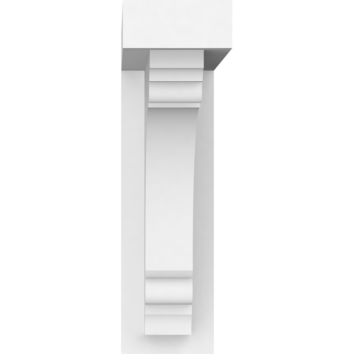 Ekena Millwork BKTP02X07X07WAR Exterior-Brackets-Braces - View #2