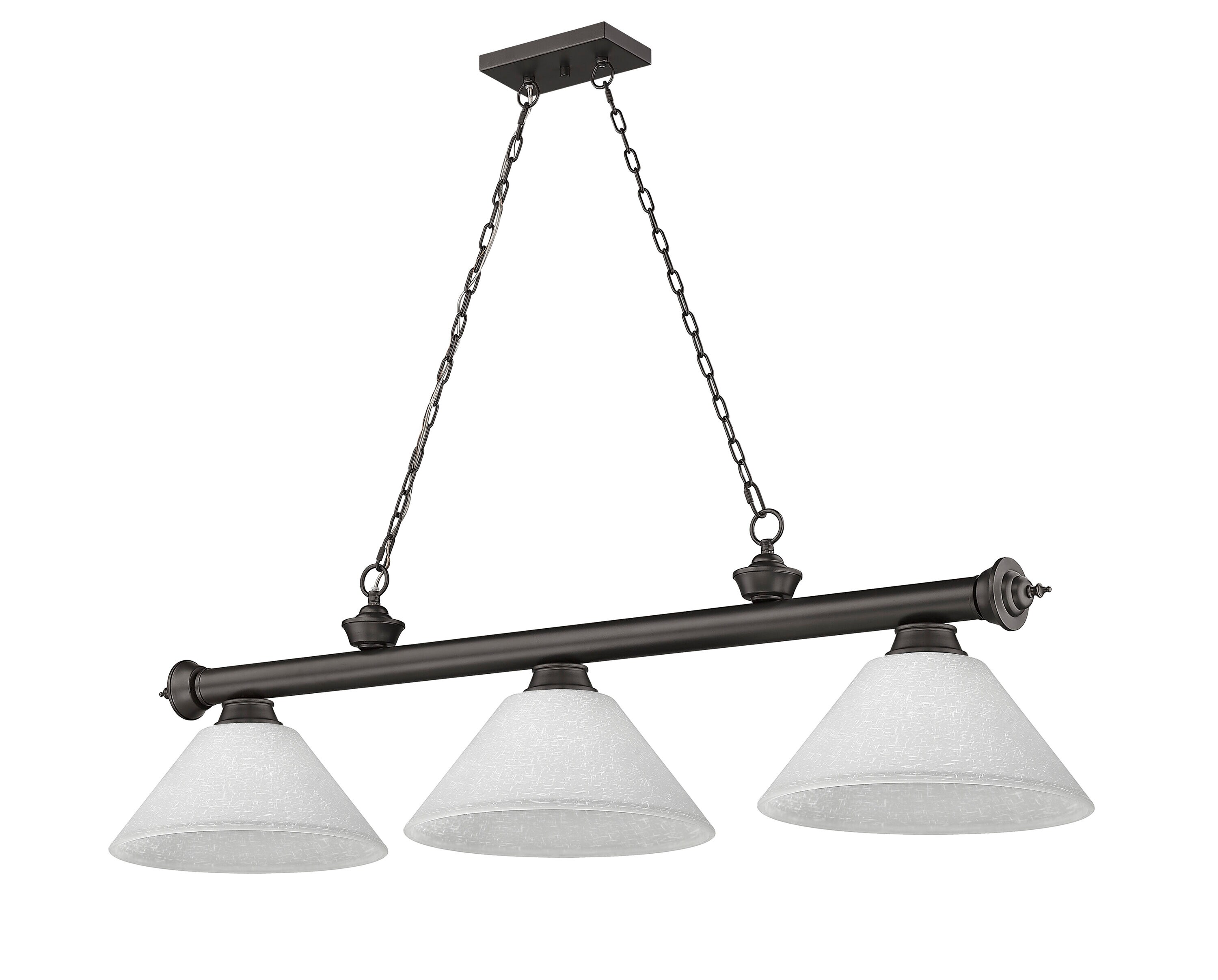 Z-Lite 2306-3BRZ-AWL14 Pool-Table-Lighting - View #5