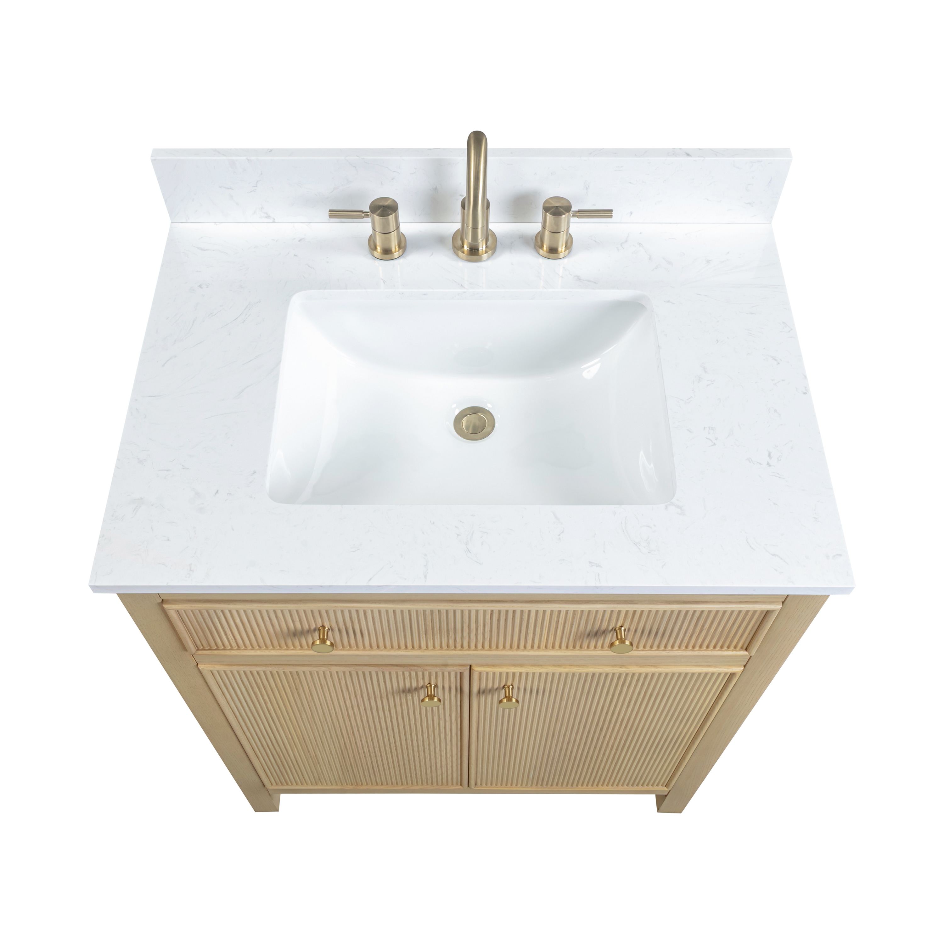 allen + roth L23011-VS30-WO Bath-Vanity-Combo - View #6