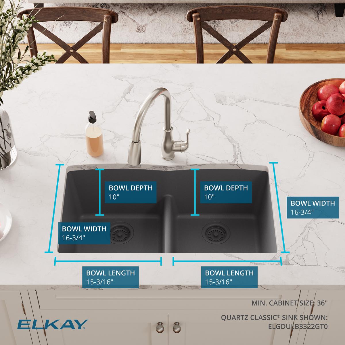 Elkay ELGDULB3322GT0 Kitchen-Sinks - View #4