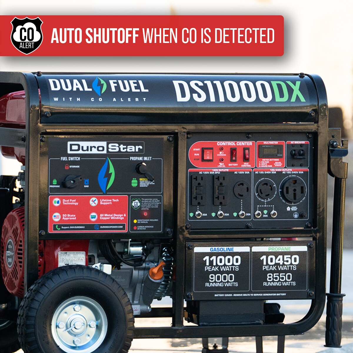 DuroStar DS11000DX Portable-Generators - View #4
