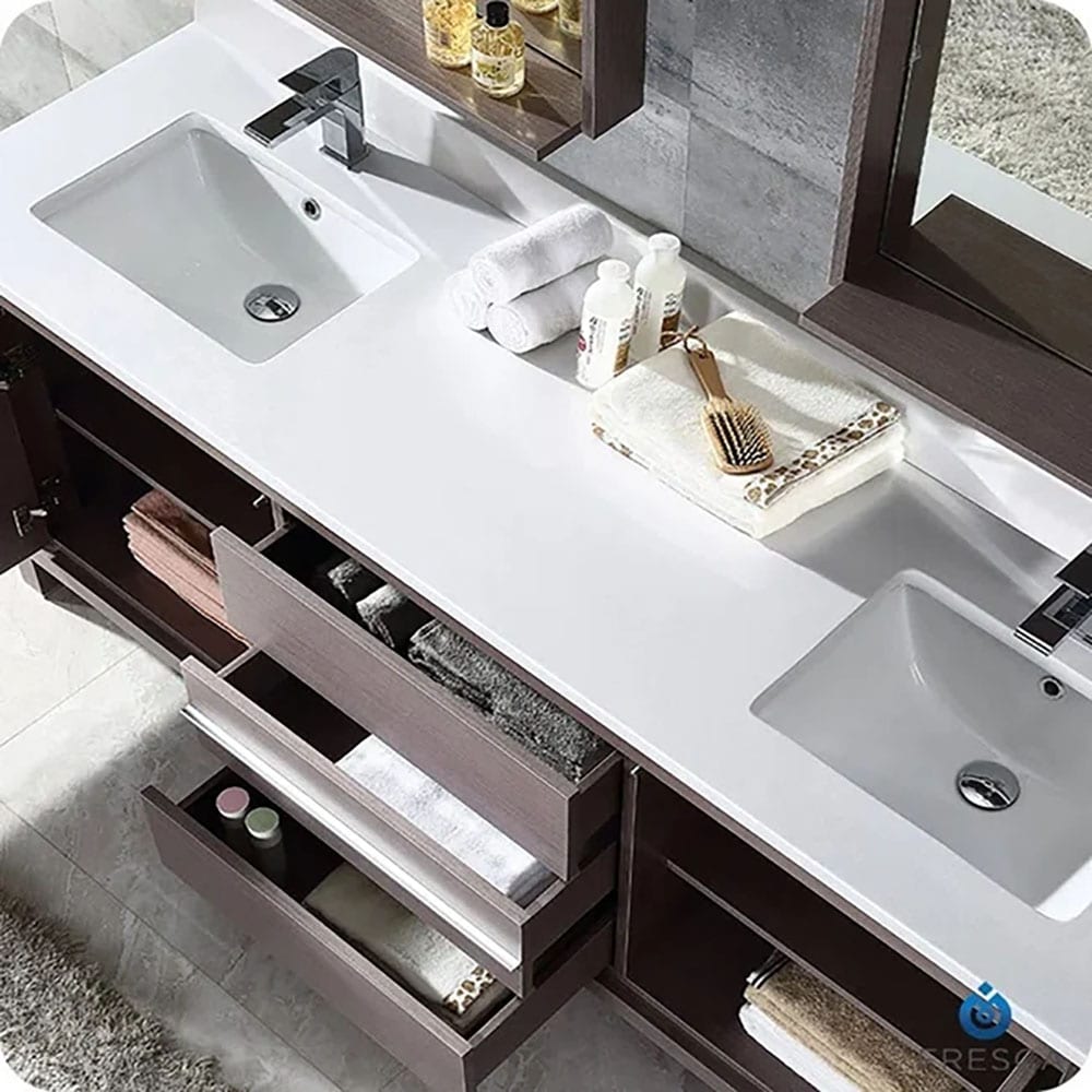 Fresca FCB8172WH-CWH-U Bath-Vanity-Combo - View #7