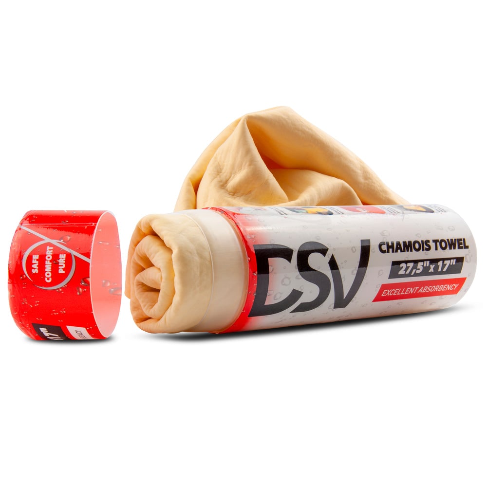 DSV Standard Absorbent Chamois for Car 27.5x17in 1 Pack