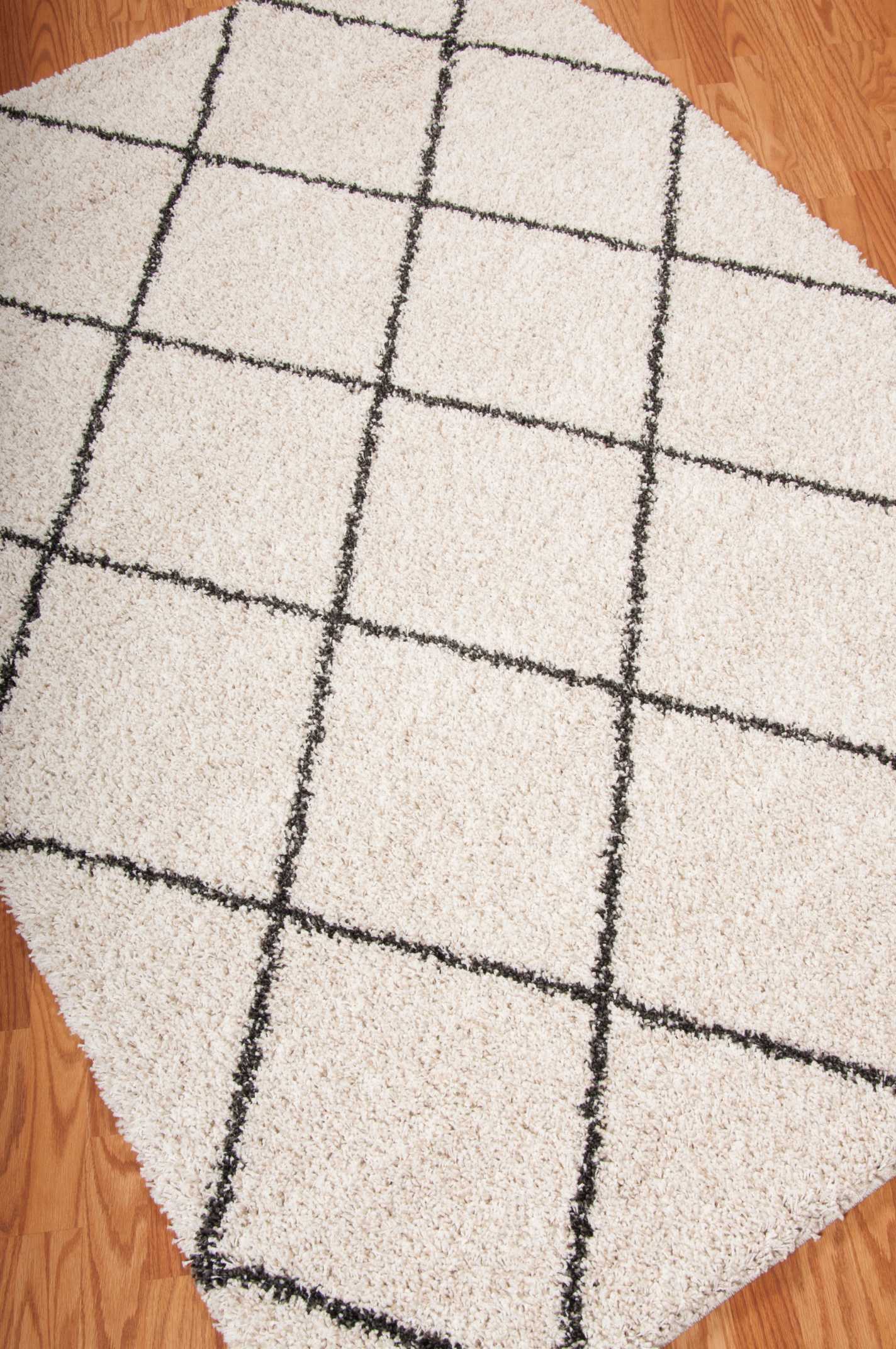 Nourison 29115 Brisbane 5 x 8 (ft) Polypropylene Ivory/Charcoal Rectangular Indoor Abstract Area rug