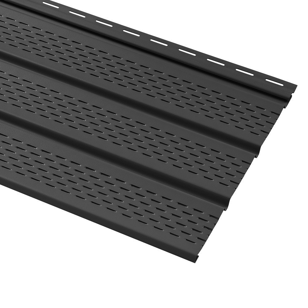 Black Triple Vinyl Soffit at Lowes.com