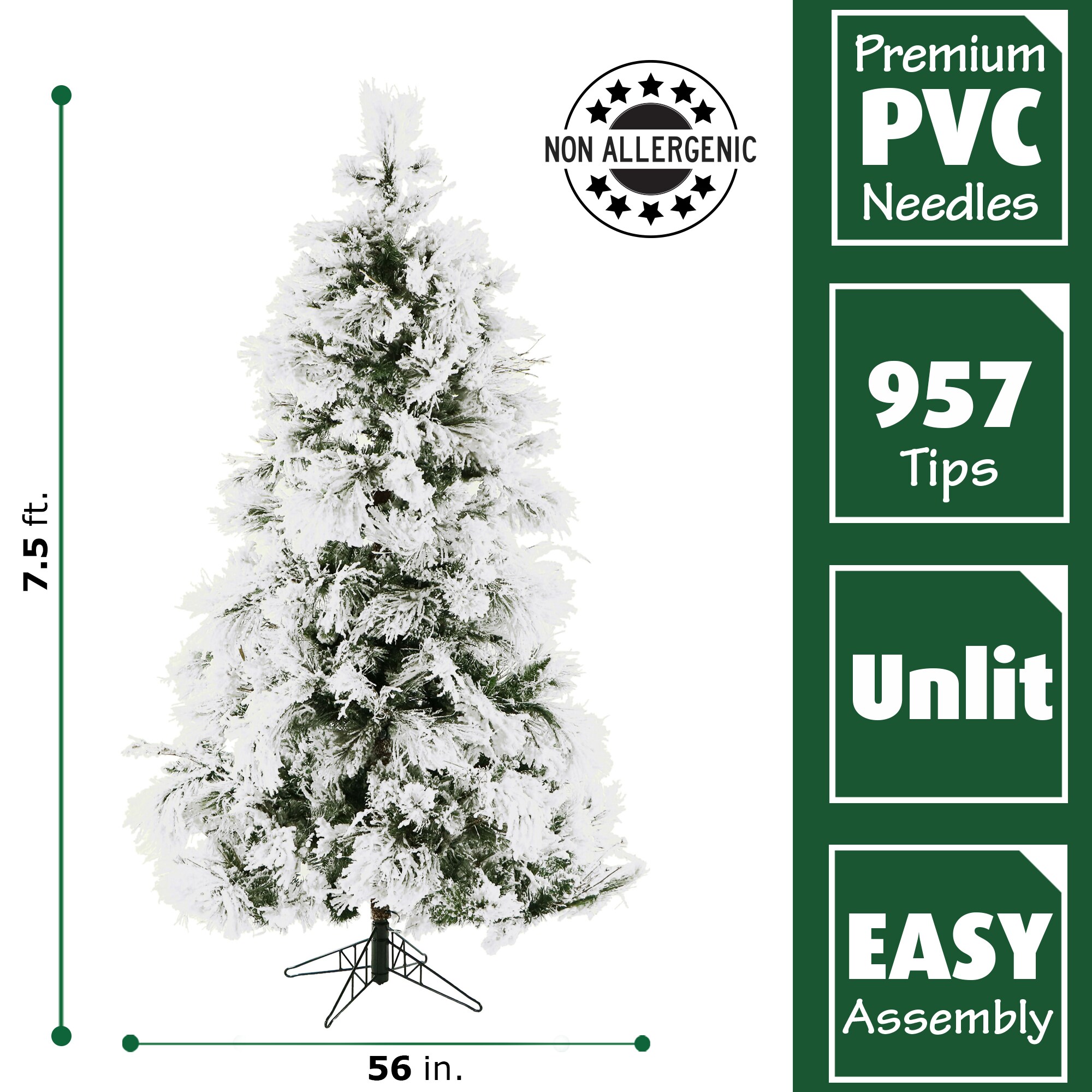 Fraser Hill Farm - 7.5-Ft. Oregon Pine Christmas Tree with Multi-Color –  Recreation Outfitters