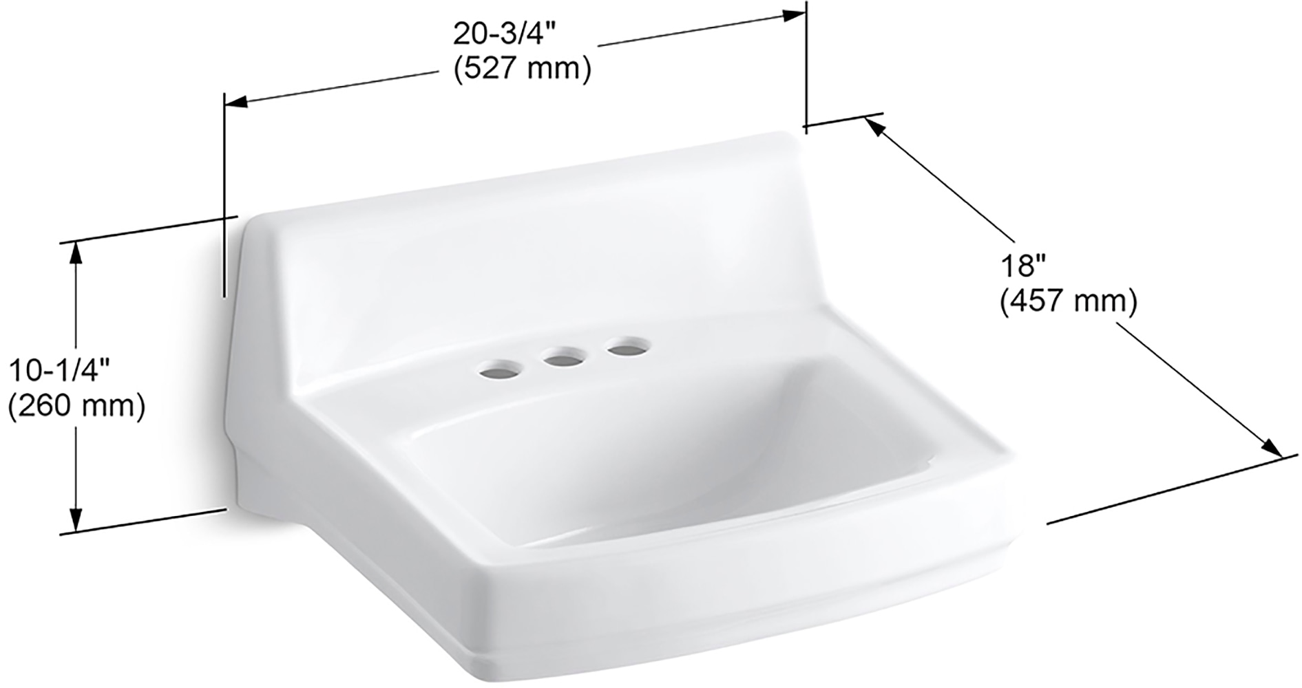KOHLER 2032-0 Bath-Sink - View #3
