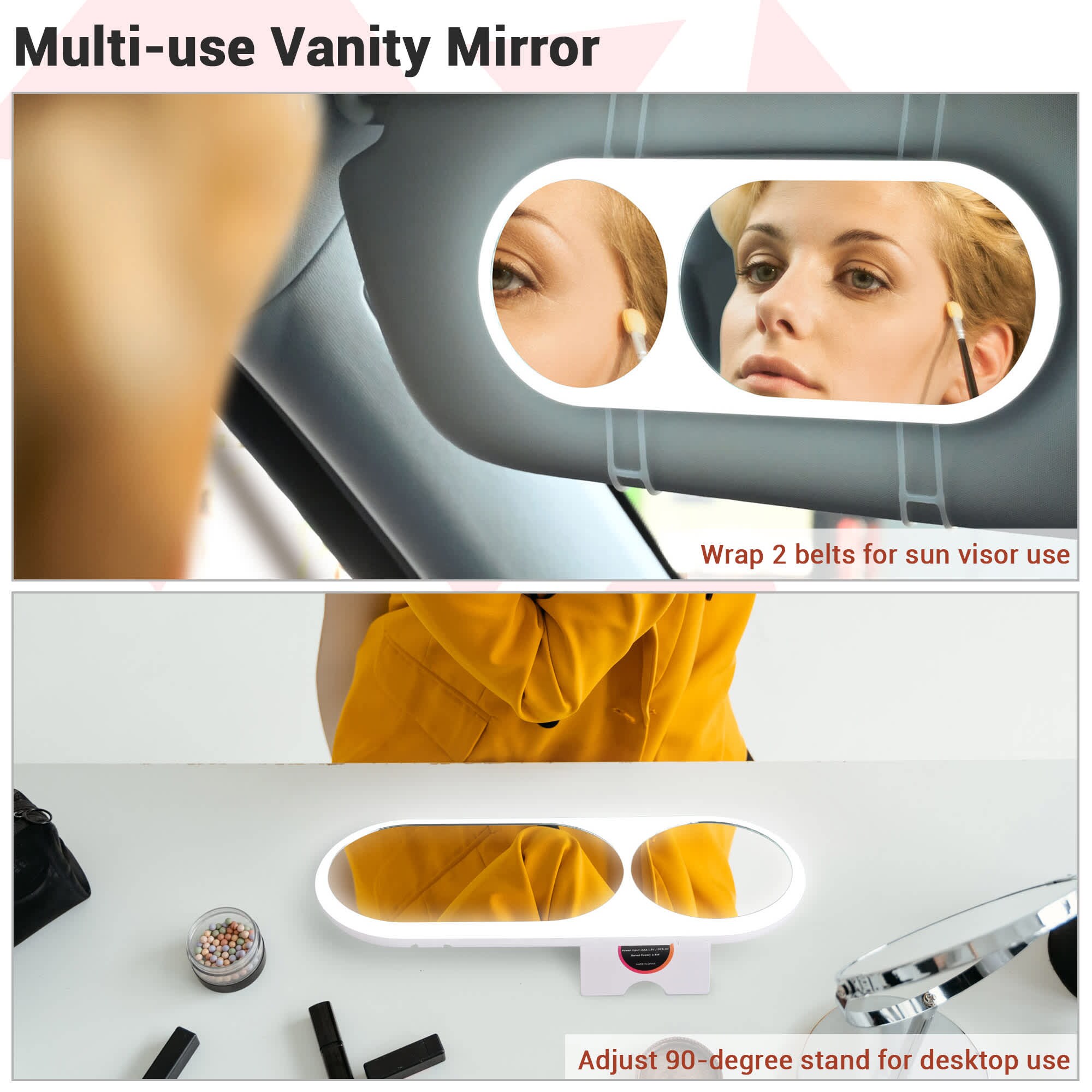 Yescom 12MKM003-FCA-ABN-LO Makeup-Mirrors - View #2