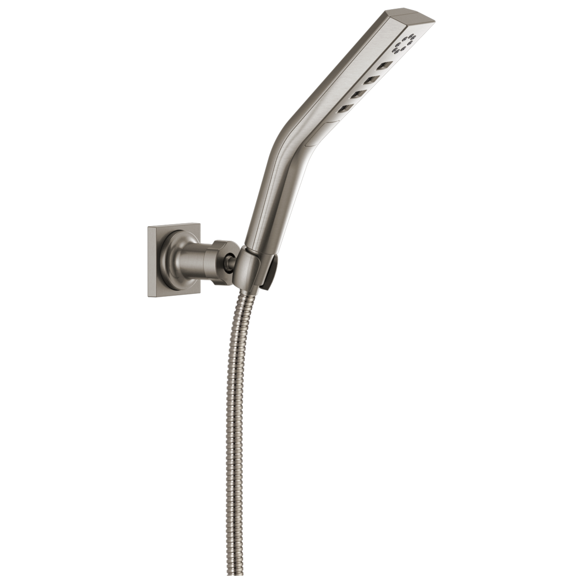Delta 55799-SS-PR 3.0 -Spray Lumicoat Stainless 1.375-in Rectangle Handheld Shower Head 1.75 GPM