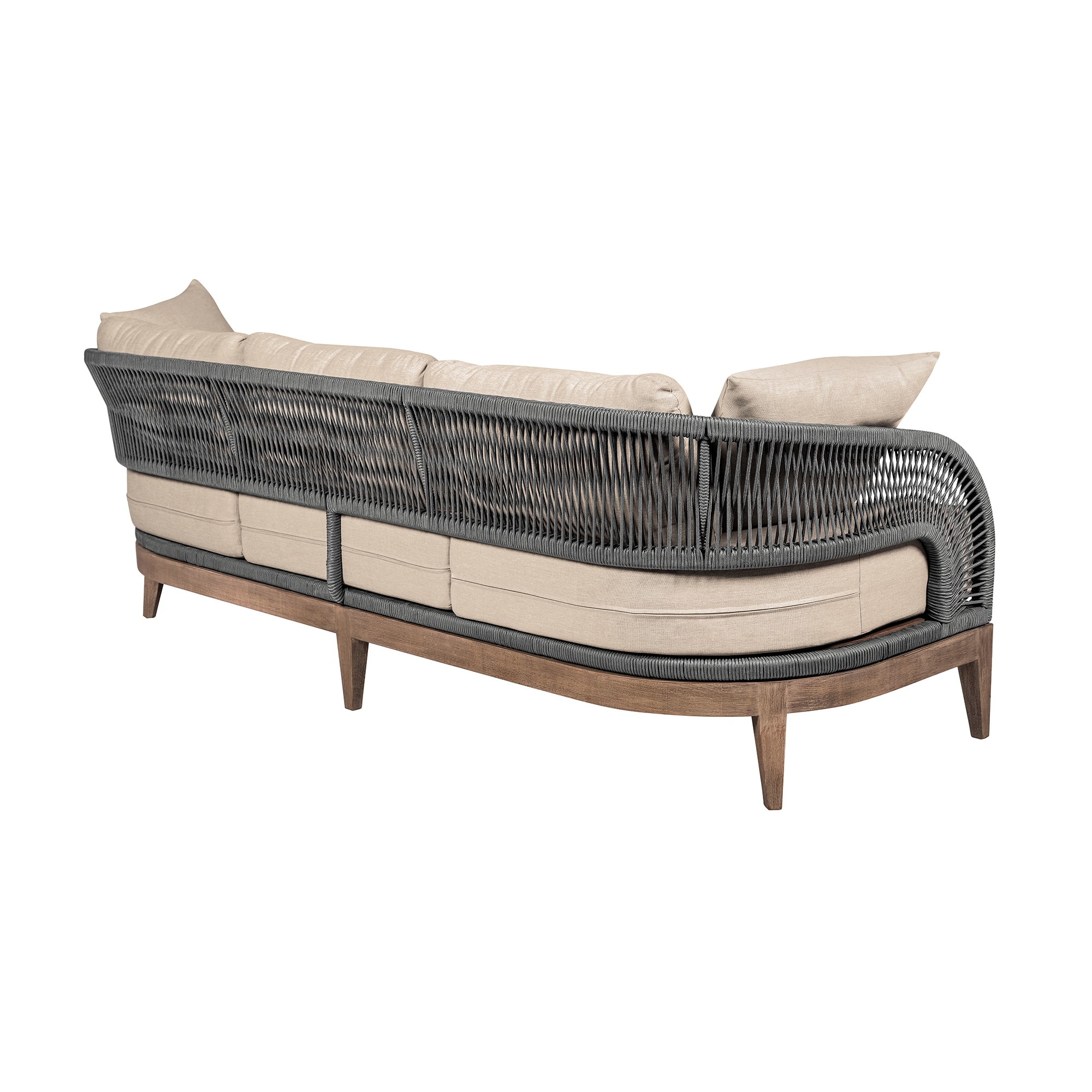 Armen Living LCORSOEUCTP Patio-Sofas-Daybeds - View #2