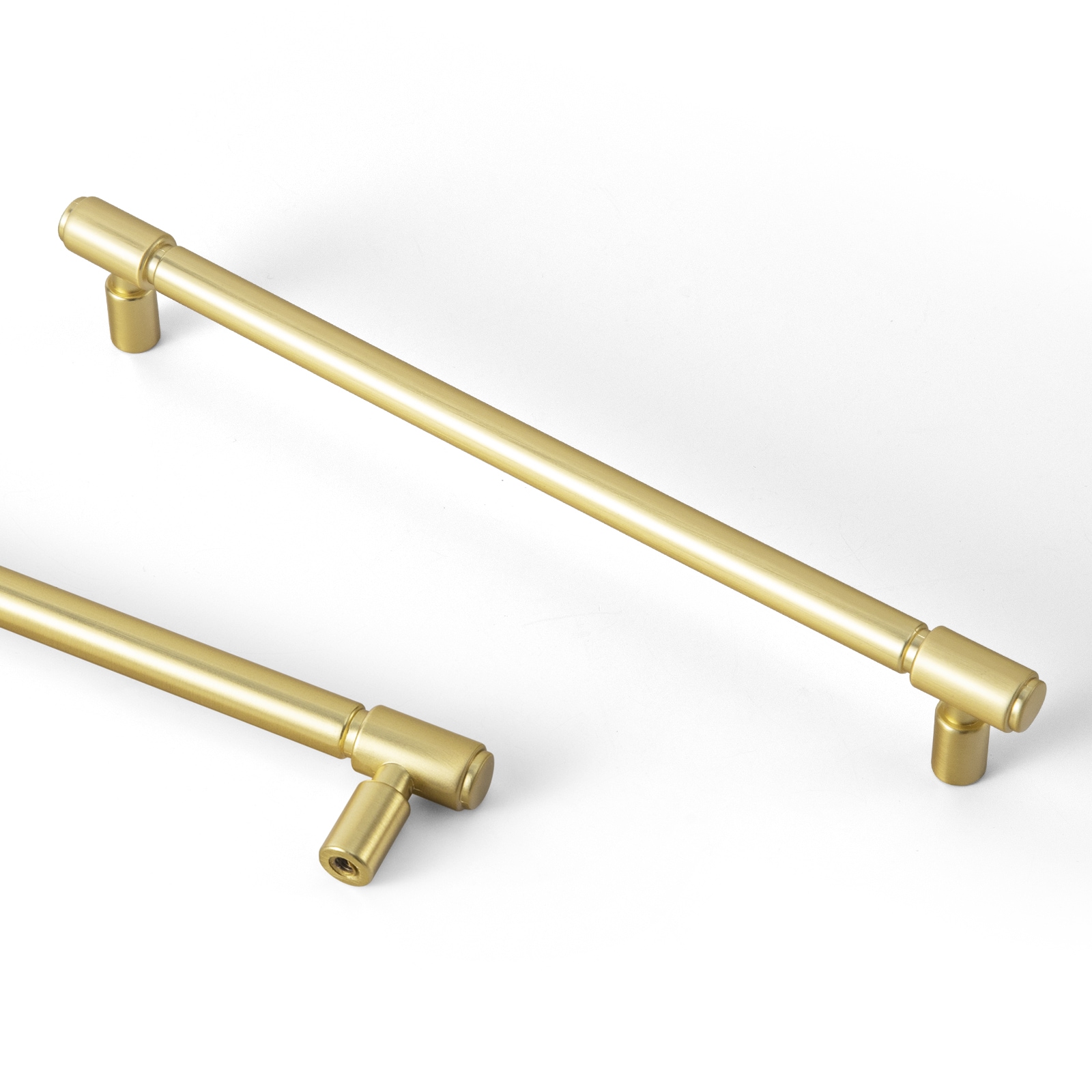 Miaokesen 2231XT-192 7-9/16-in , 192mm Center to Center Dark Brushed Brass Cylindrical Bar 6 -Pack