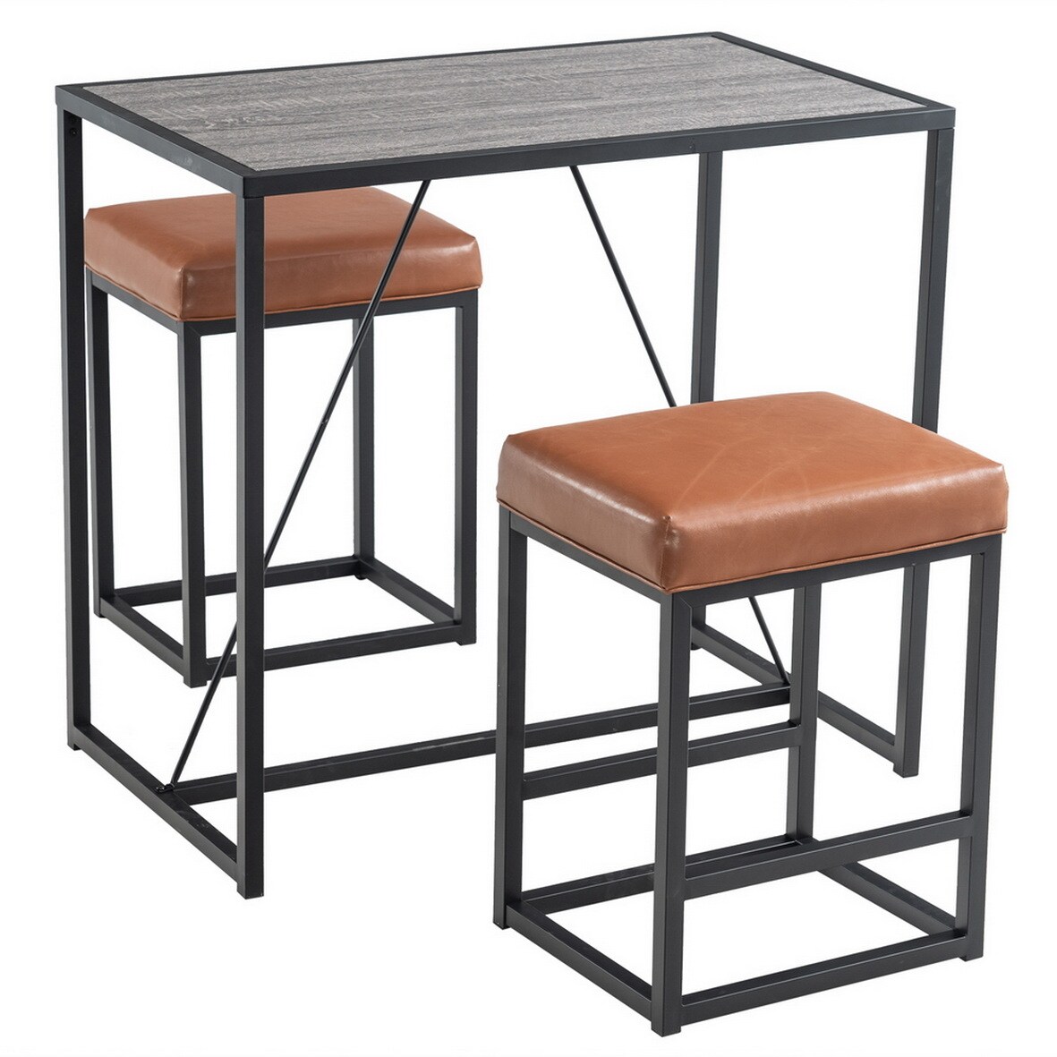 Winado 303868585642 Brown Contemporary/Modern Dining Room Set with Rectangular Table (Seats 330)