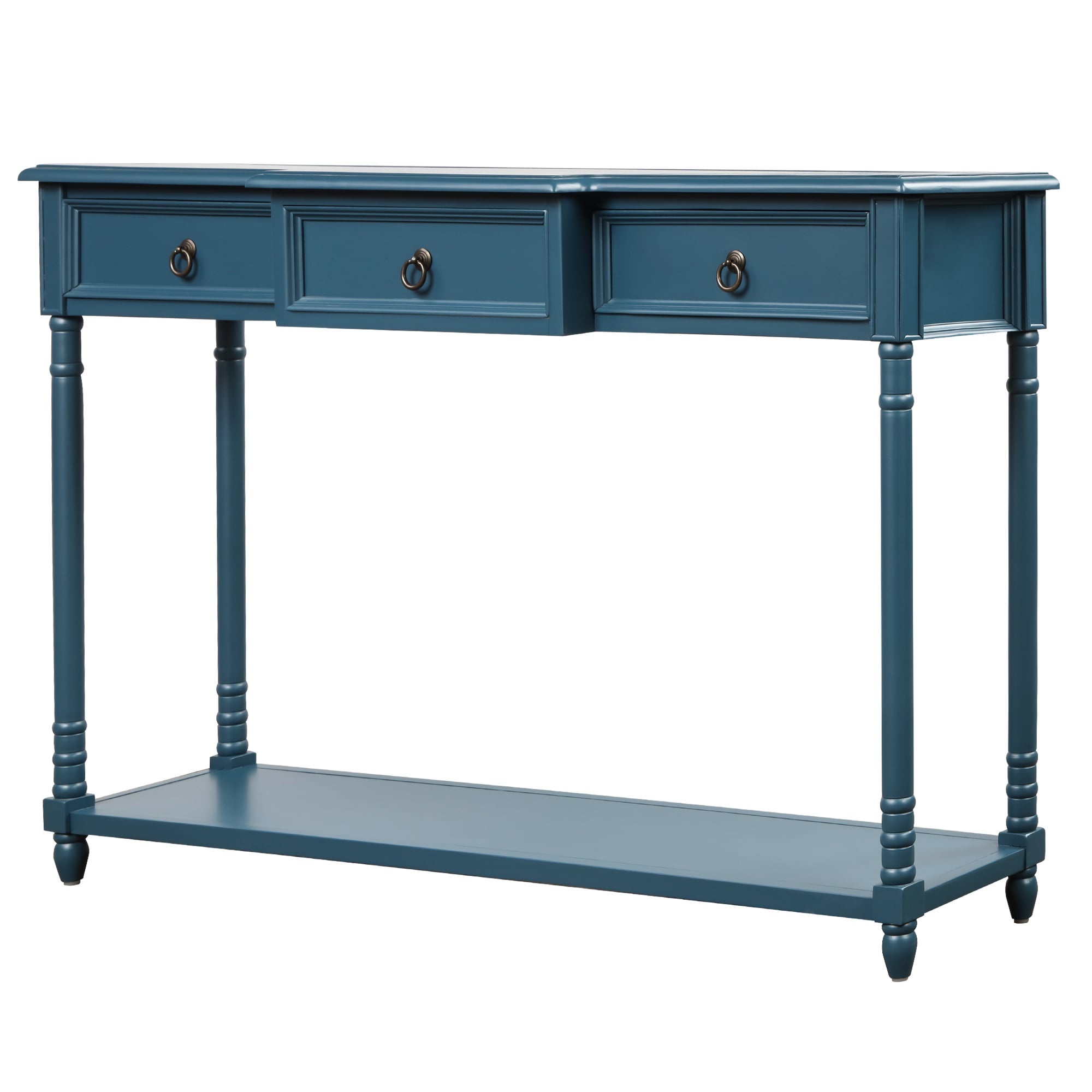 AHIOU HOME Modern Antique Navy Console Table in the Console Tables ...