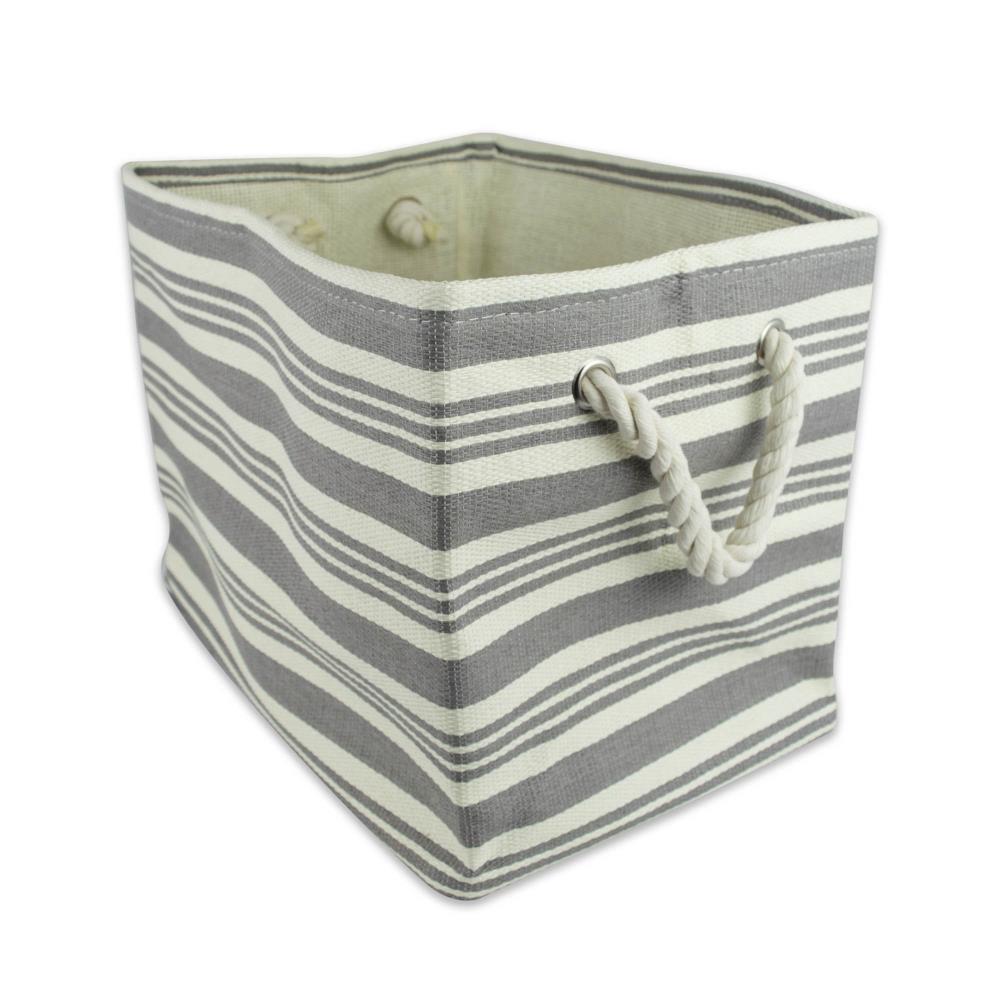 DII CAMZ36367 10-in W x 12-in H x 15-in D Urban Gray Fabric Collapsible Bin