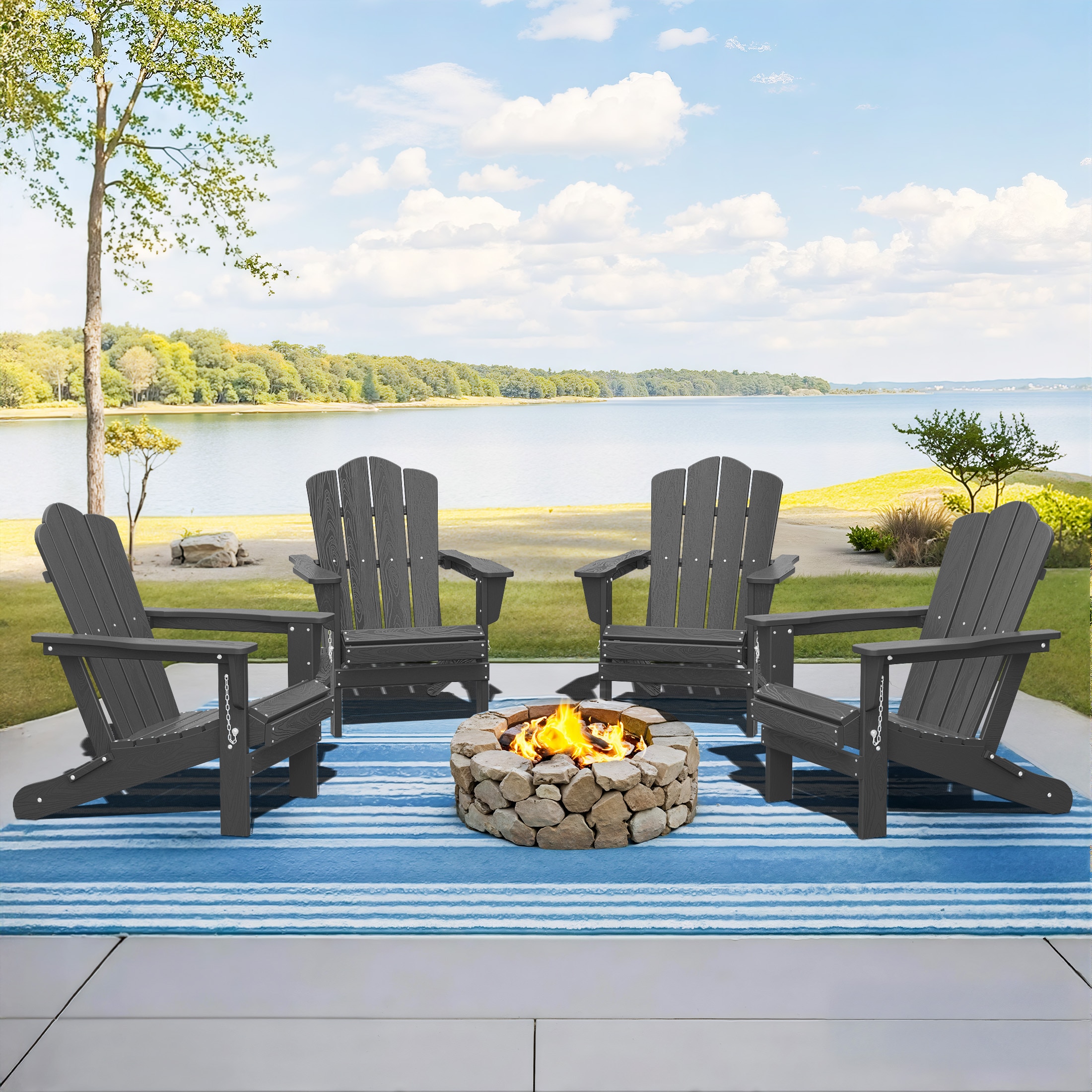 JEAREY PEYD04-GY Patio-Chairs - View #2