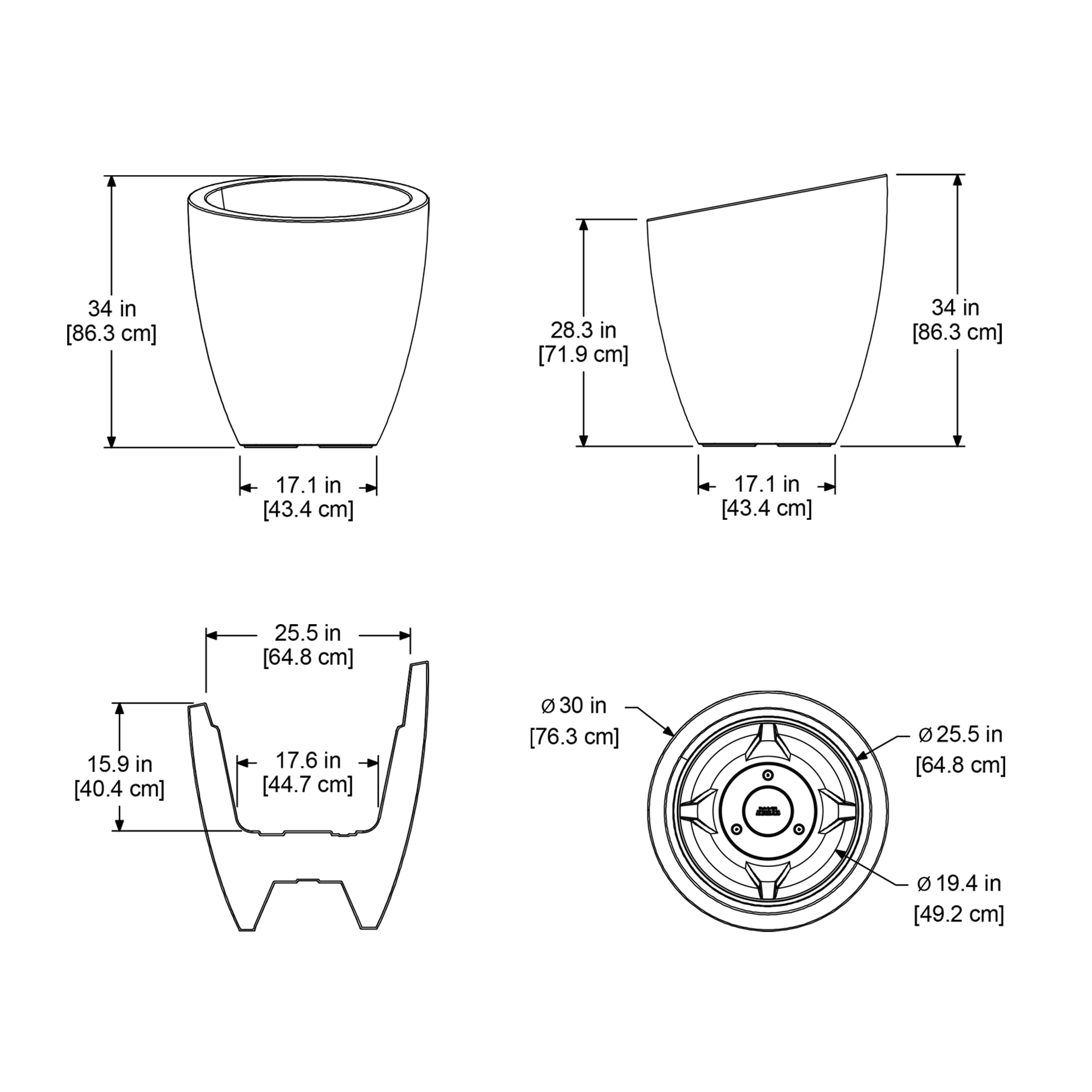 Mayne 8884-W Planter-Window-Box - View #6