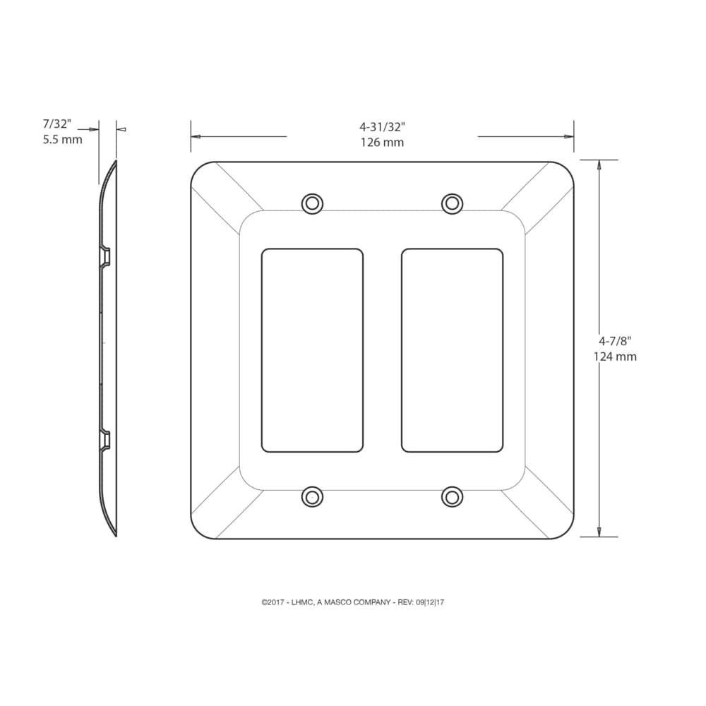 Style Selections W10252-LAL-CP Electrical-Wall-Plates - View #6