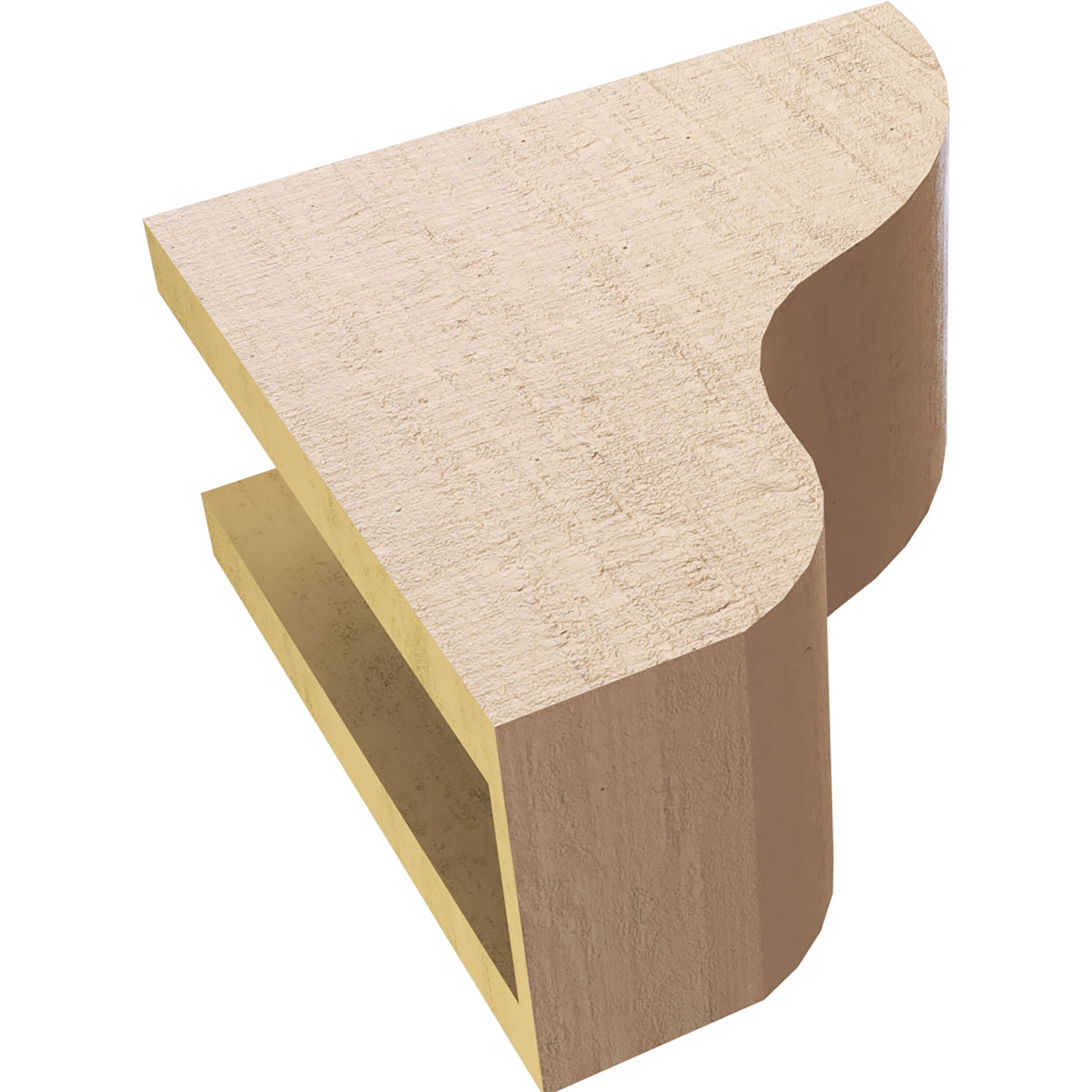 Ekena Millwork CORU05X10X10GRNRCPR corbels - View #6