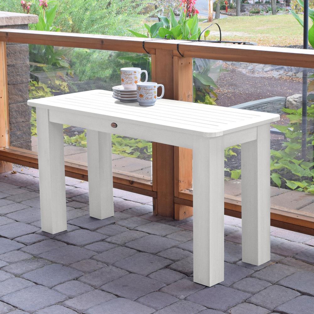 Highwood Rectangle Outdoor Dining Table 22 In W X 54 In L At Lowes Com   11651445 