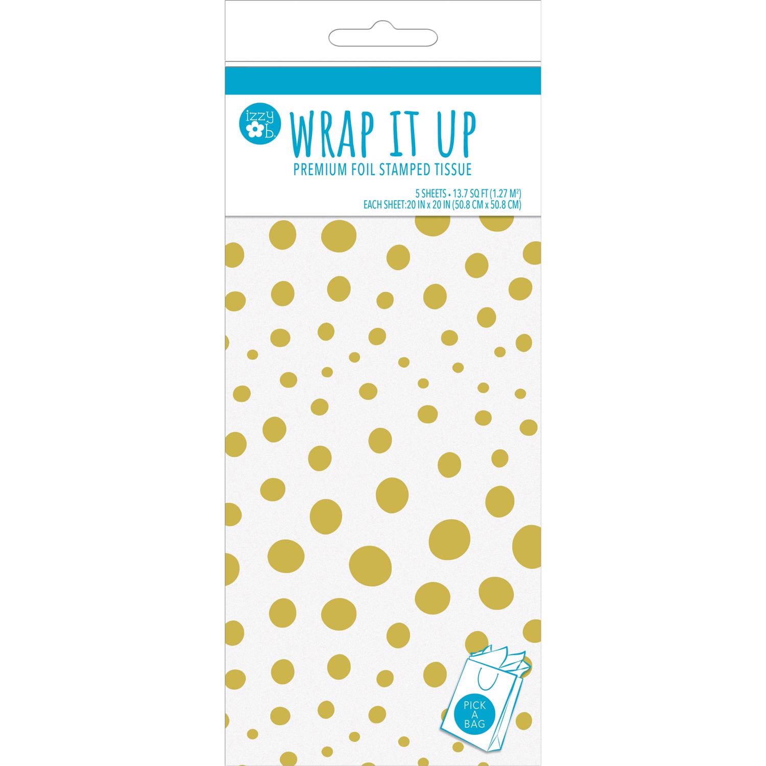 EXPRESSIVE DESIGN GROUP Paper Images Izzy Ob Gold All Occasion Tissue Paper