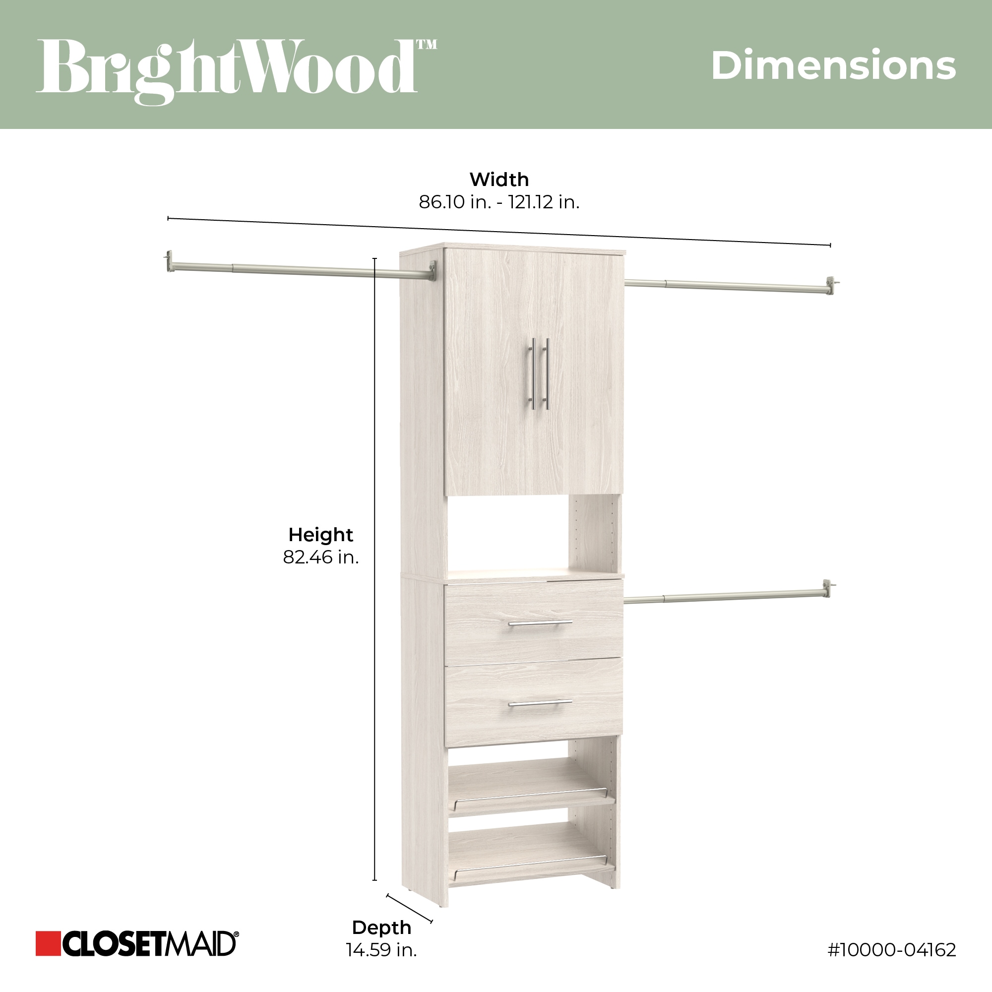 ClosetMaid 10000-04162 Wood-Closet-Kits - View #8