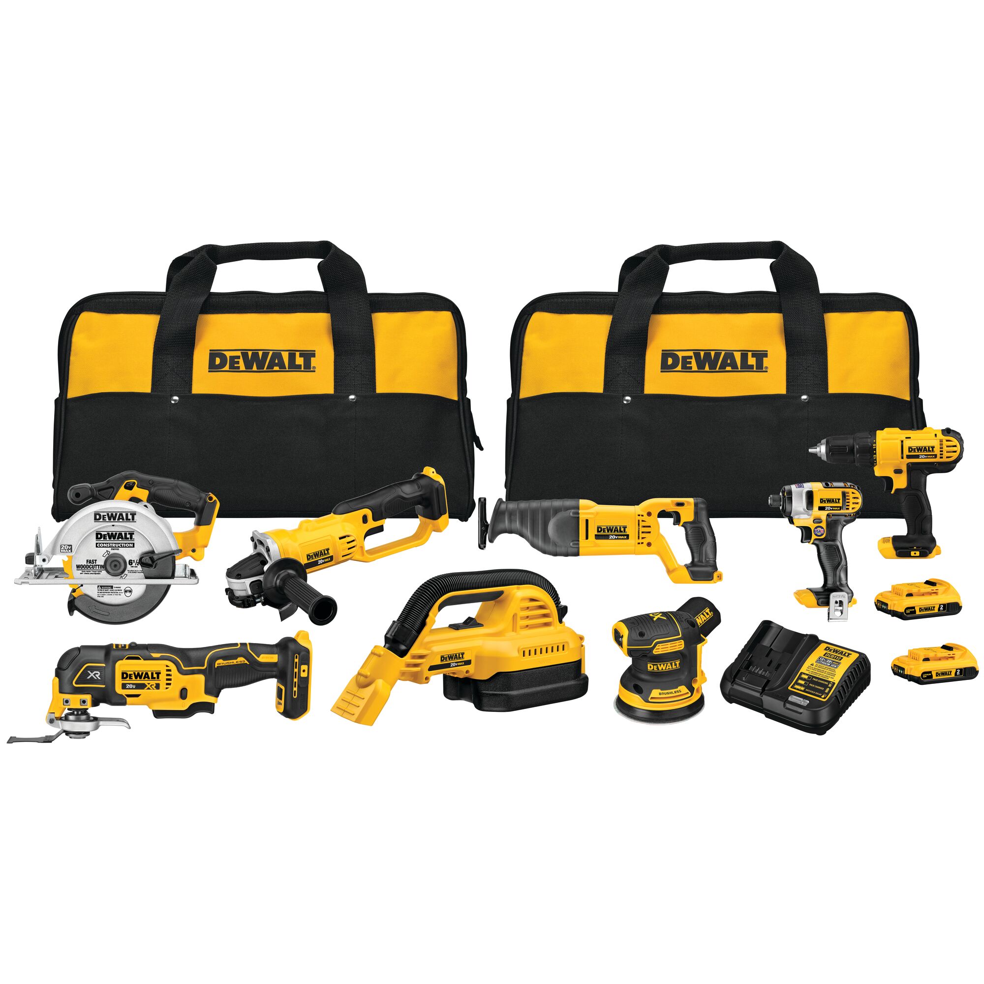 DEWALT 20V MAX Power Tool Combo Kit, 4-Tool Cordless Power Tool Set with Batteries and Charger (DCK423D2) - 3