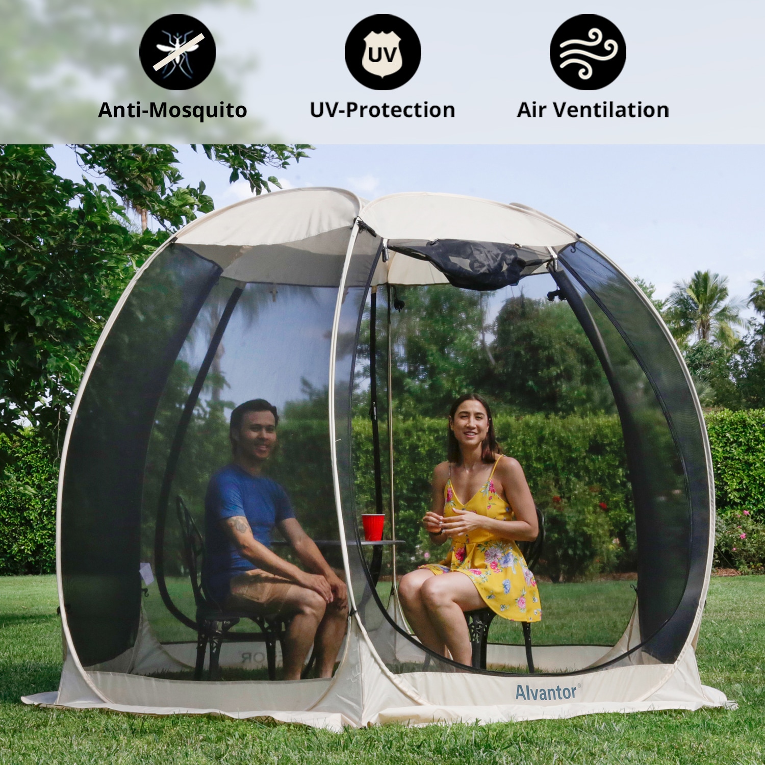 Alvantor 9020#E6 Wood-Resin-Gazebos - View #7