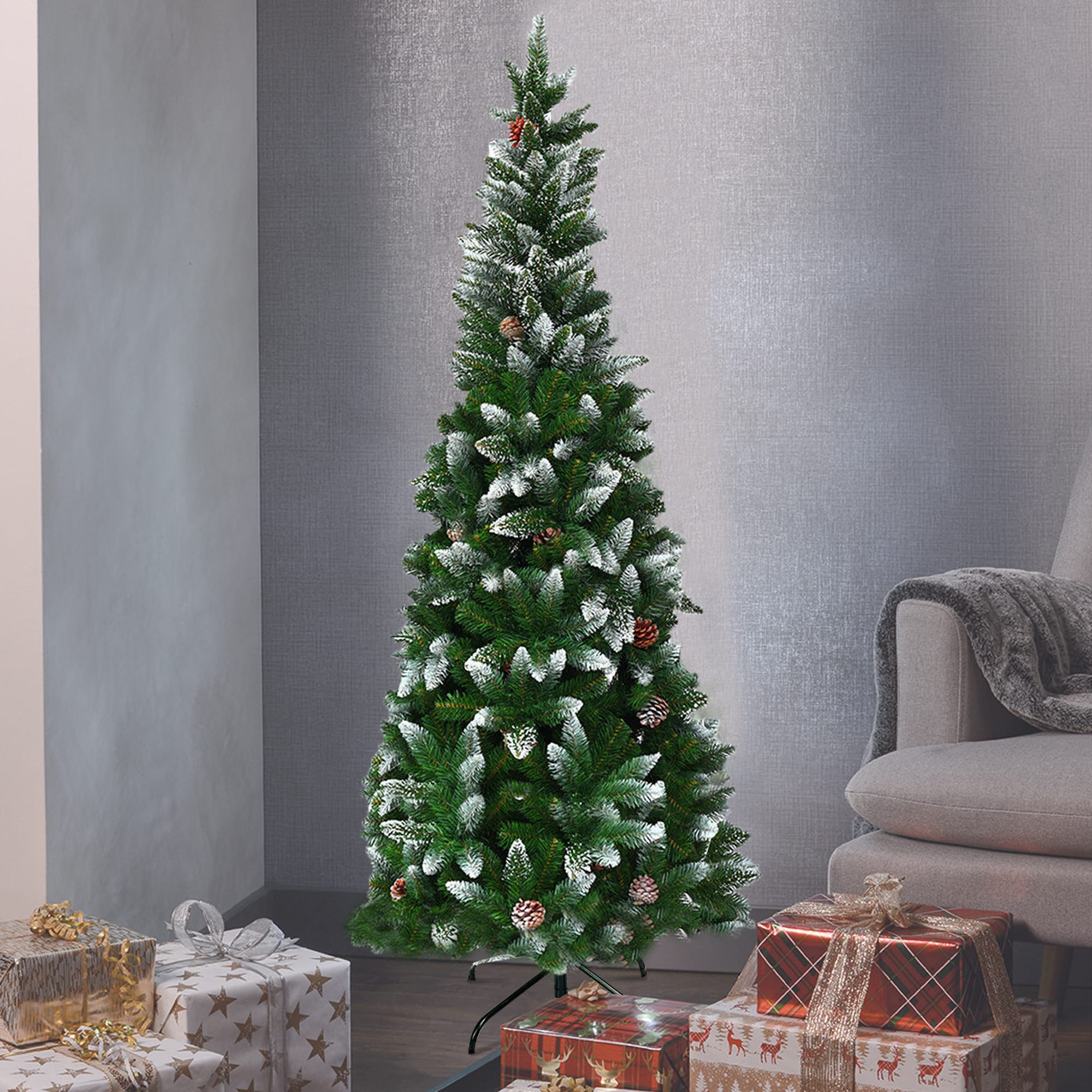 WELLFOR CM-HWY-22051 Artificial-Christmas-Trees - View #6