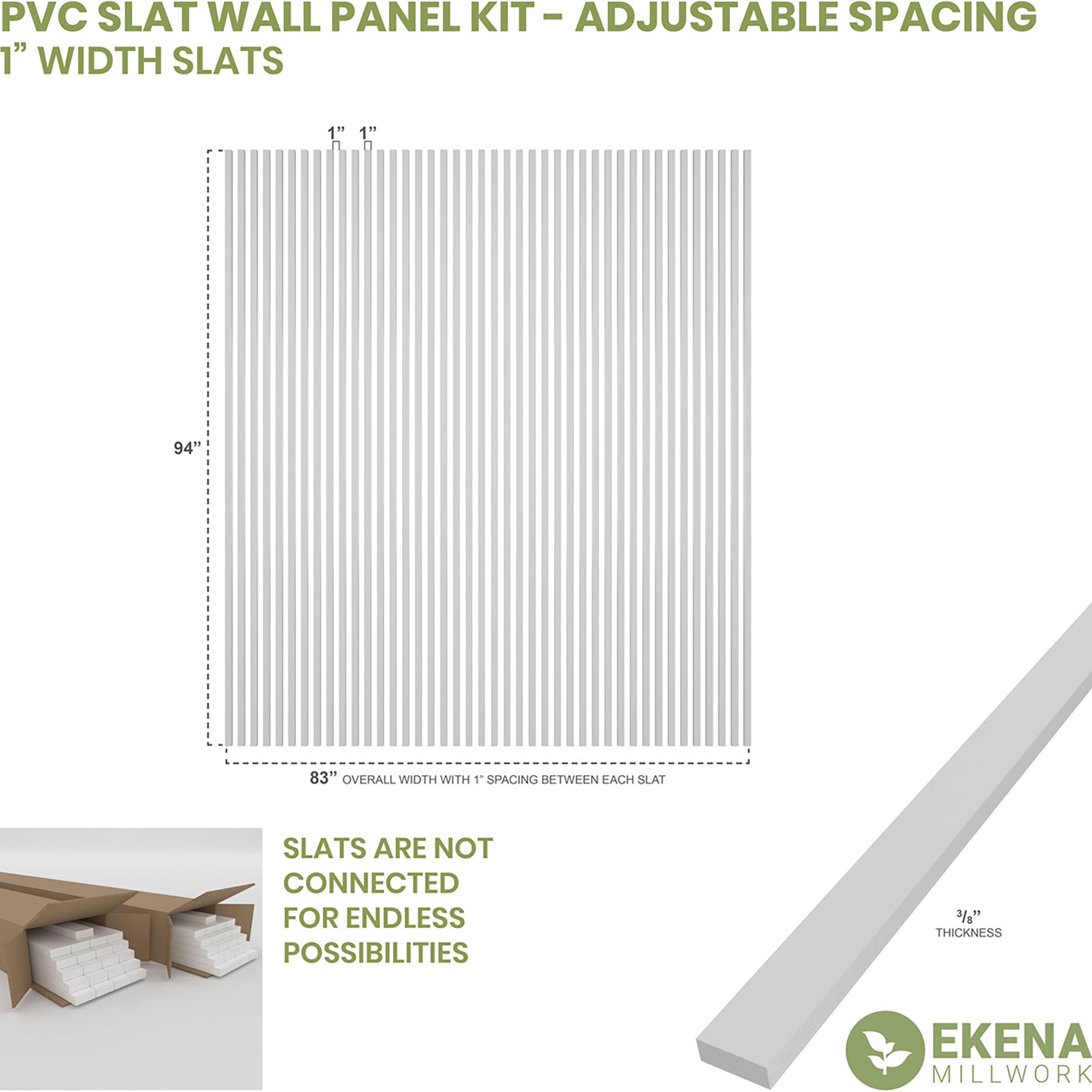 Ekena Millwork SWP84X94X0375UN Wall-Planks - View #2