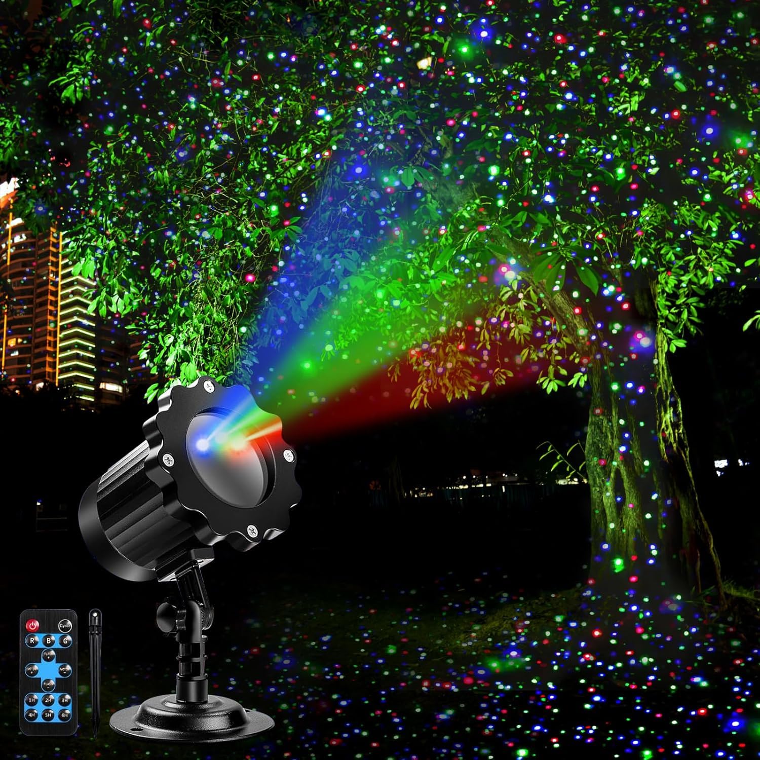 Aoibox LABGCEX7 Christmas-Light-Show-Projectors - View #2