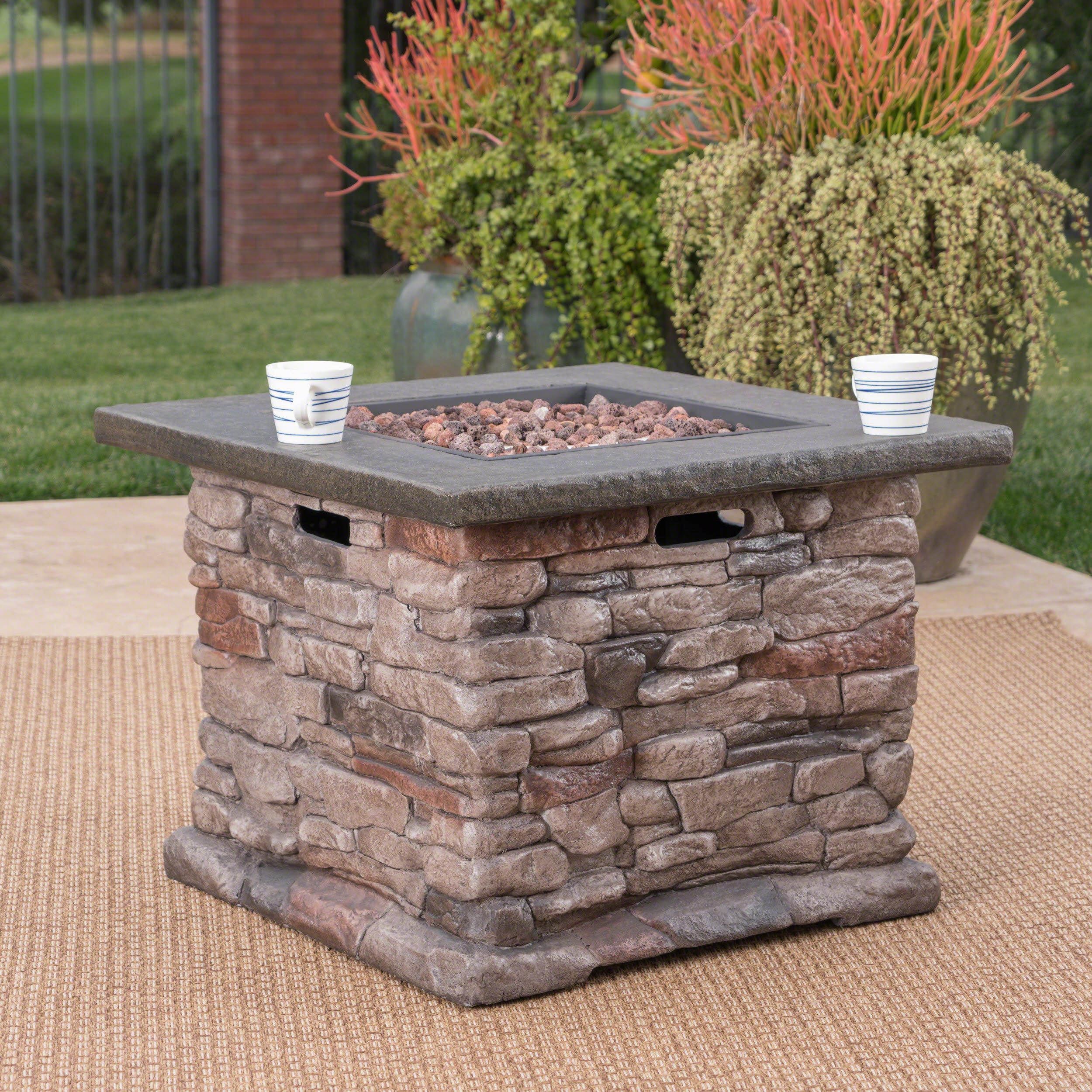 Outdoor Gas Fireplaces Assembled Height (Inches) 24