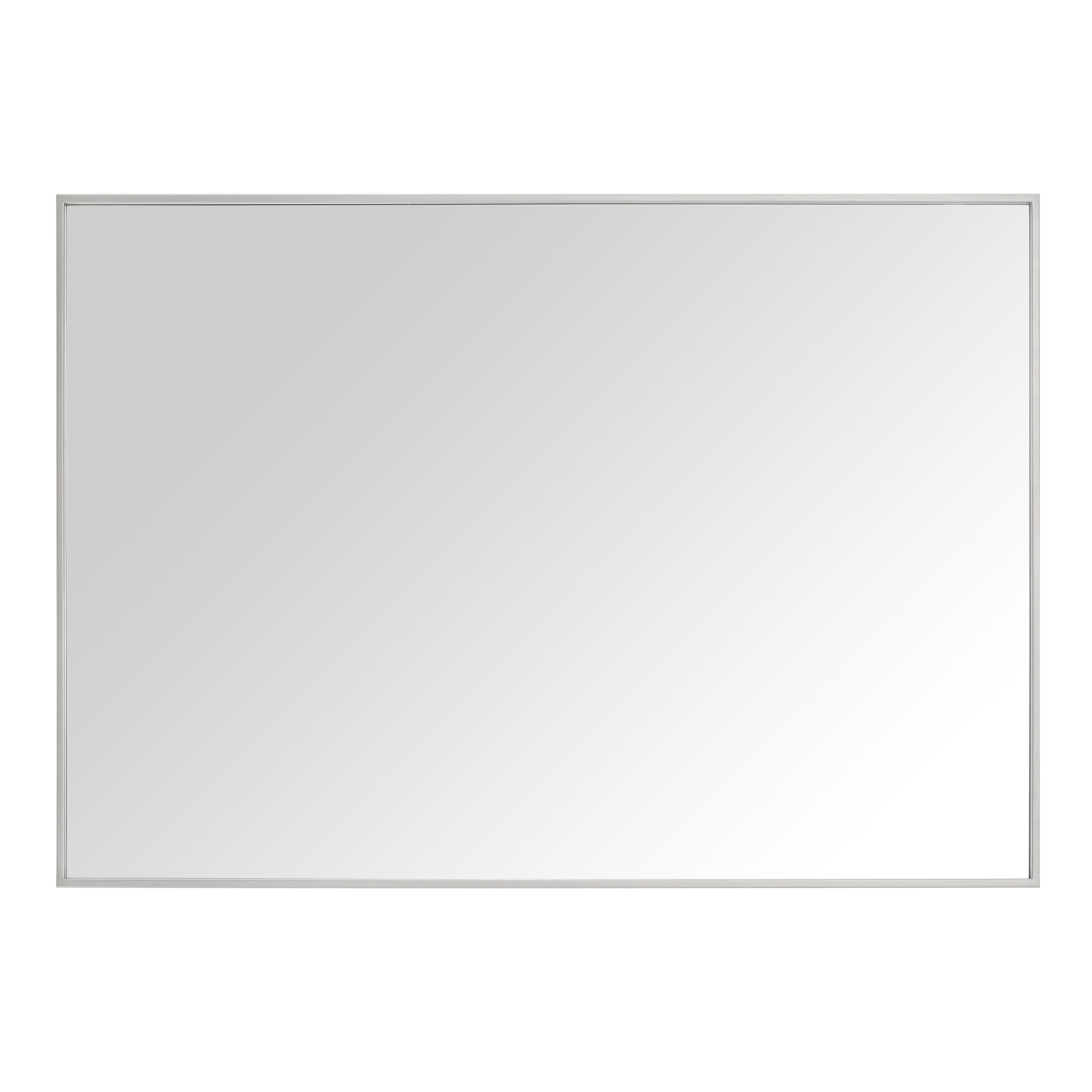 Avanity SONOMA-M39-SS Sonoma 39.4-in x 27.6-in Framed Rectangle Bathroom Vanity Mirror ( Brushed Stainless Steel )