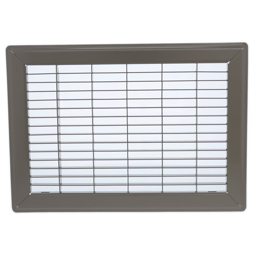 Hart & Cooley 011890 12-in x 12-in 1-way Steel Brown Floor Register