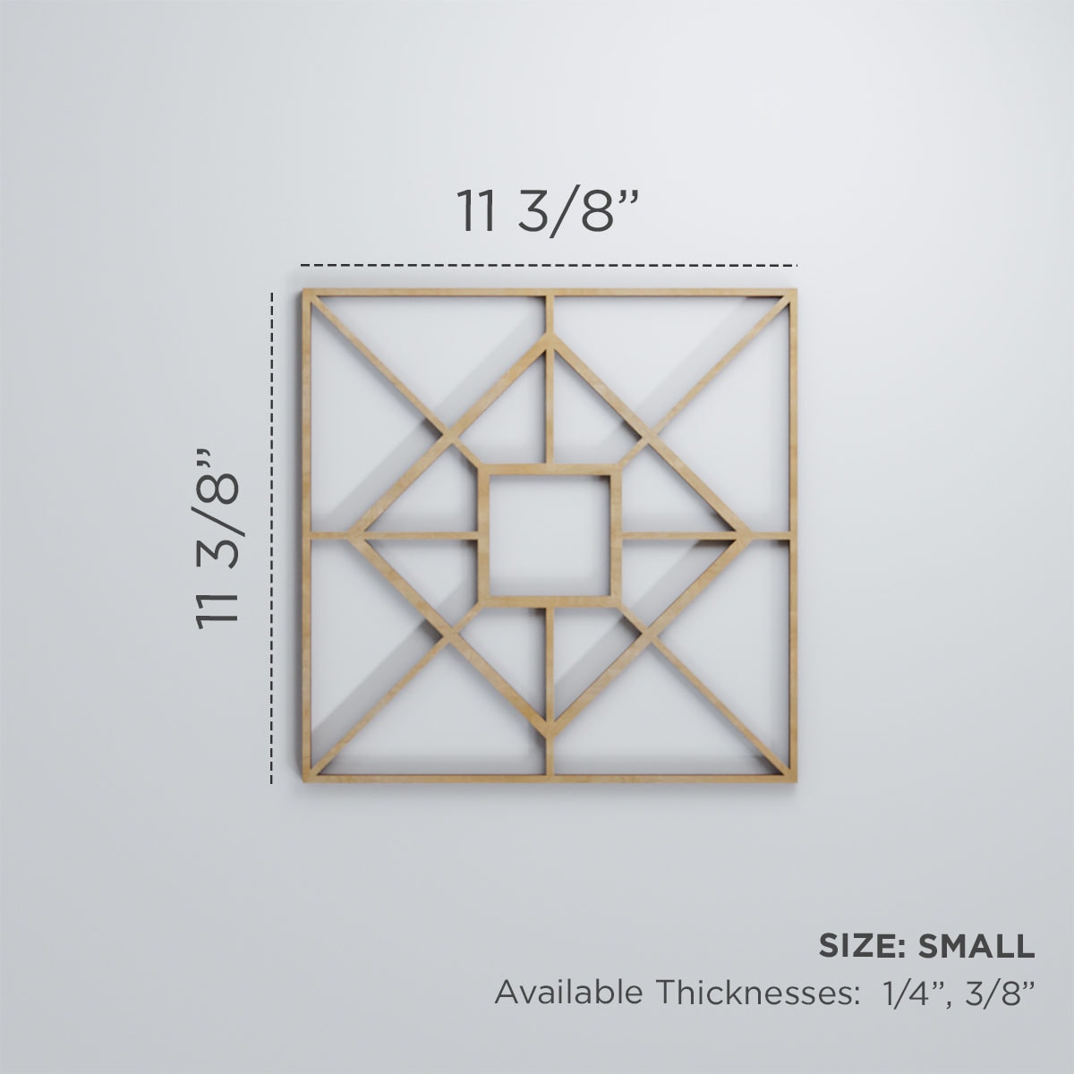 Ekena Millwork WALW12X12X0375JTNBI Wall-Panels - View #3
