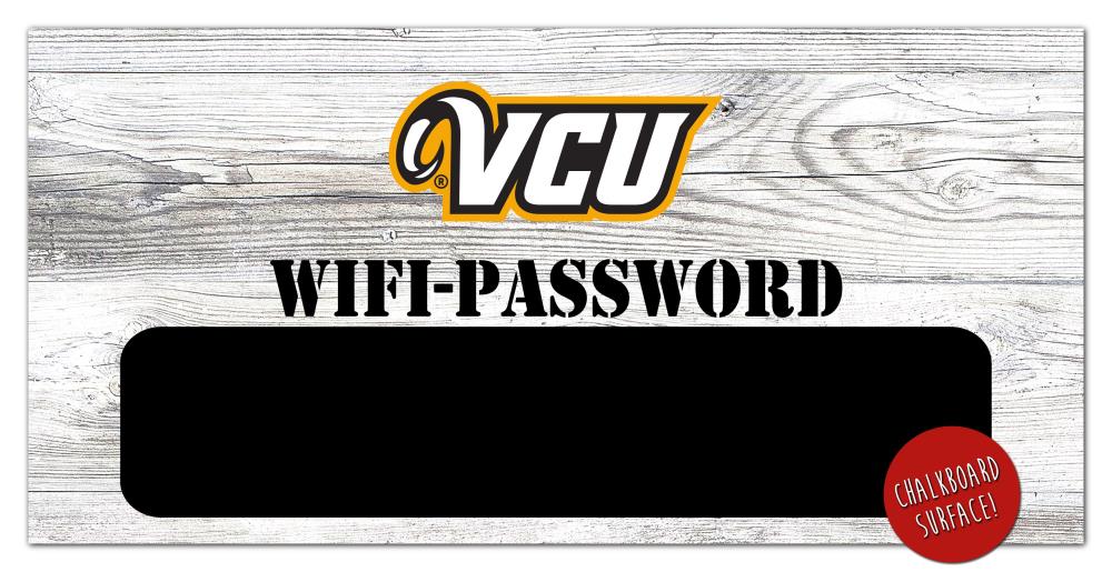 Fan Creations C1073-VCU VCU Wifi Password 6x12 Sign