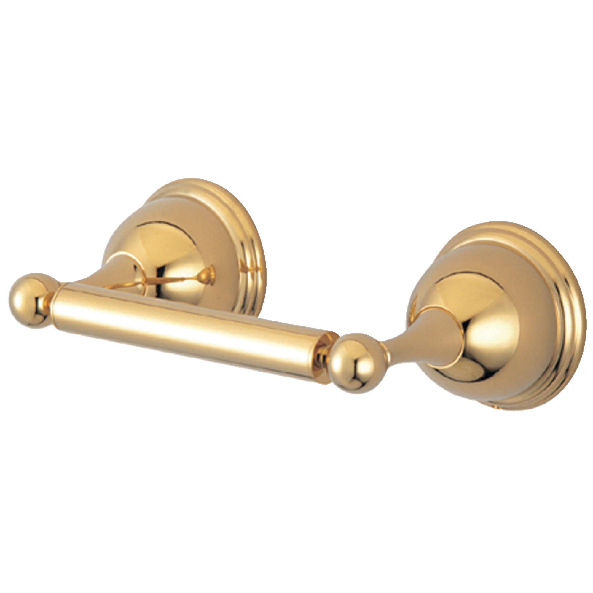 Elements of Design EBA3968PB Restoration Polished brass Wall mount Single post Toilet Paper Holder 1 -Rolls with Storage