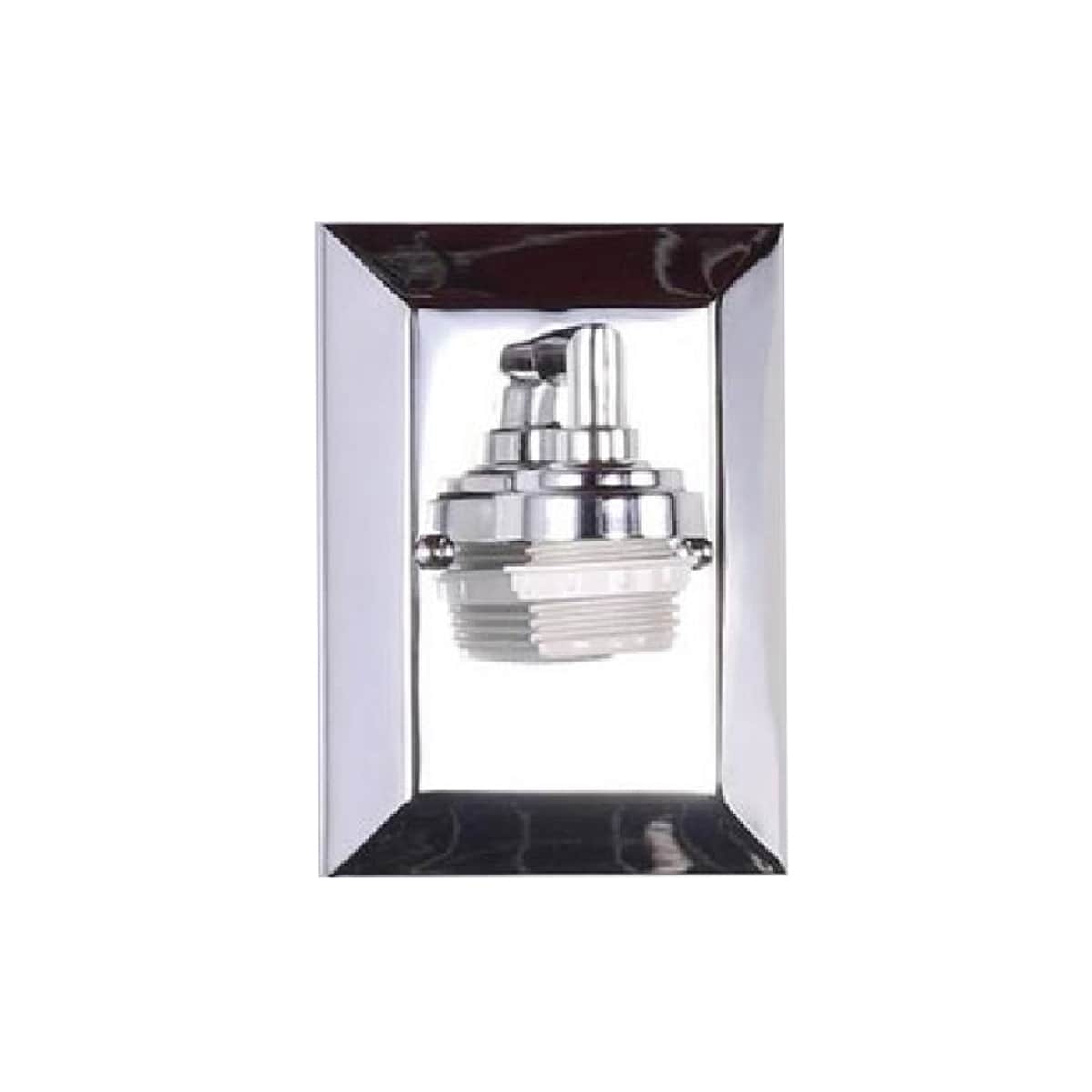 Style Selections WS342-1CH 5.88-Inches W Polished Chrome Wall Sconce