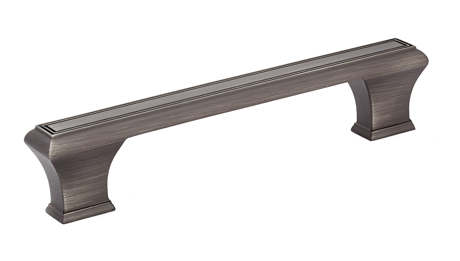 Richelieu BP775128143 Beauharnois 5-1/16-in , 128mm Center to Center Antique Nickel Rectangular Handle